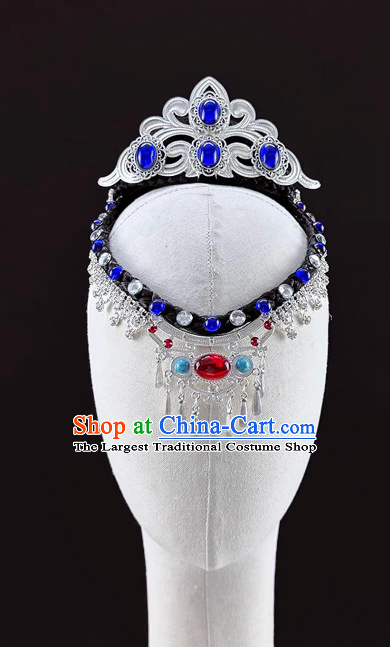 Ethnic Minority Mongolian Dance Headdress Tao Li Cup Zhang Xinyan Same Style Performance Headpiece