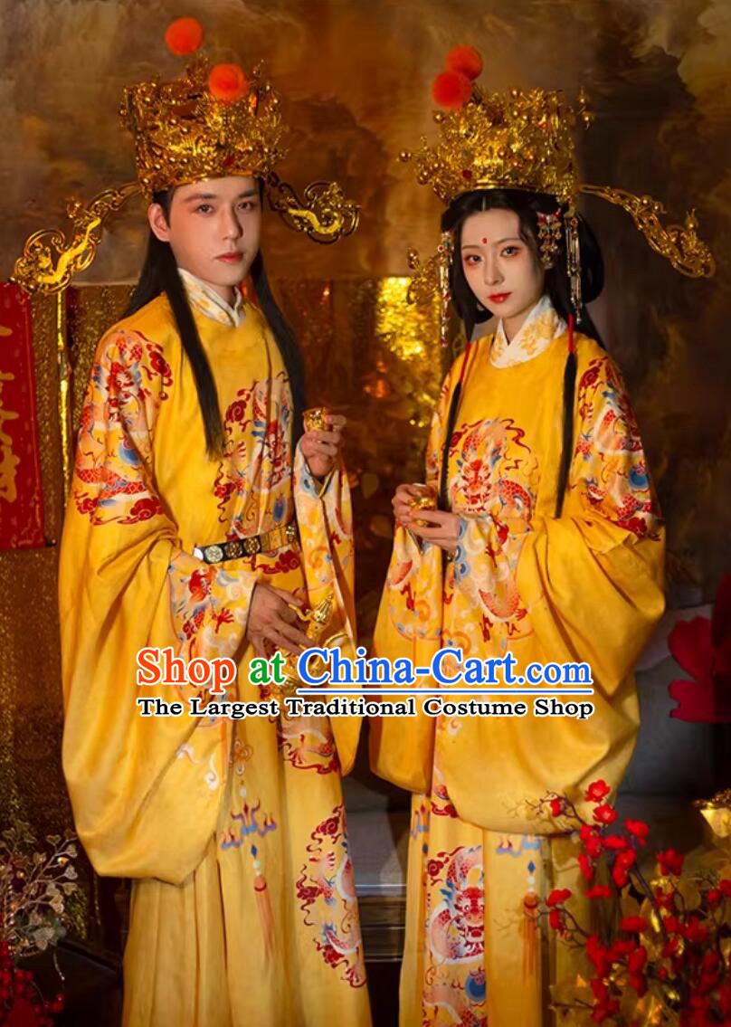 God Of Wealth Hat And Clothing Complete Set Chinese New Year Party Opening Ceremony Performance Costume