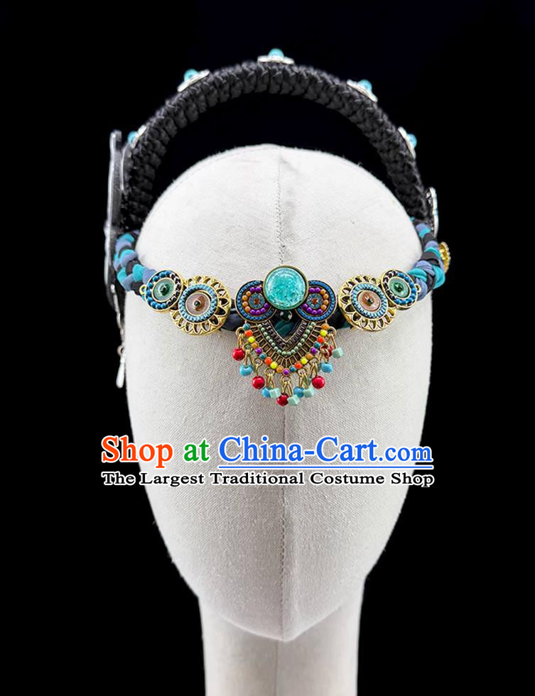 Mongolian Dance Headpiece Mongolian Ethnic Folk Dance Hair Jewelry