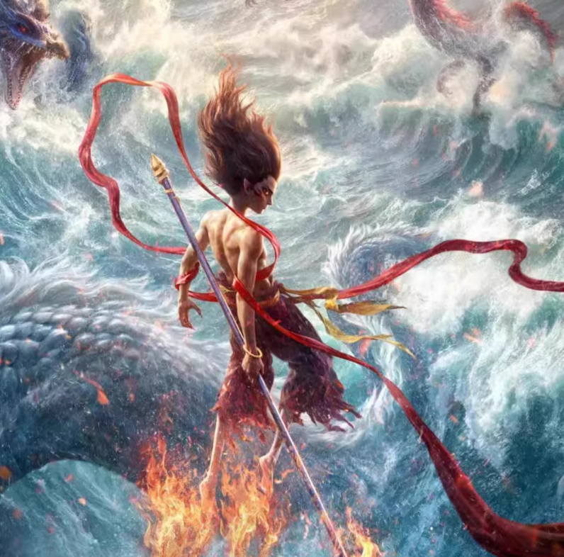 Chinese Nezha Reborn Warframe Costumes China Ne Zha Rebirth Movie Costume Asian Traditional Na Zha Reborn Clothing and Accessories Complete Set for Kids and Adults