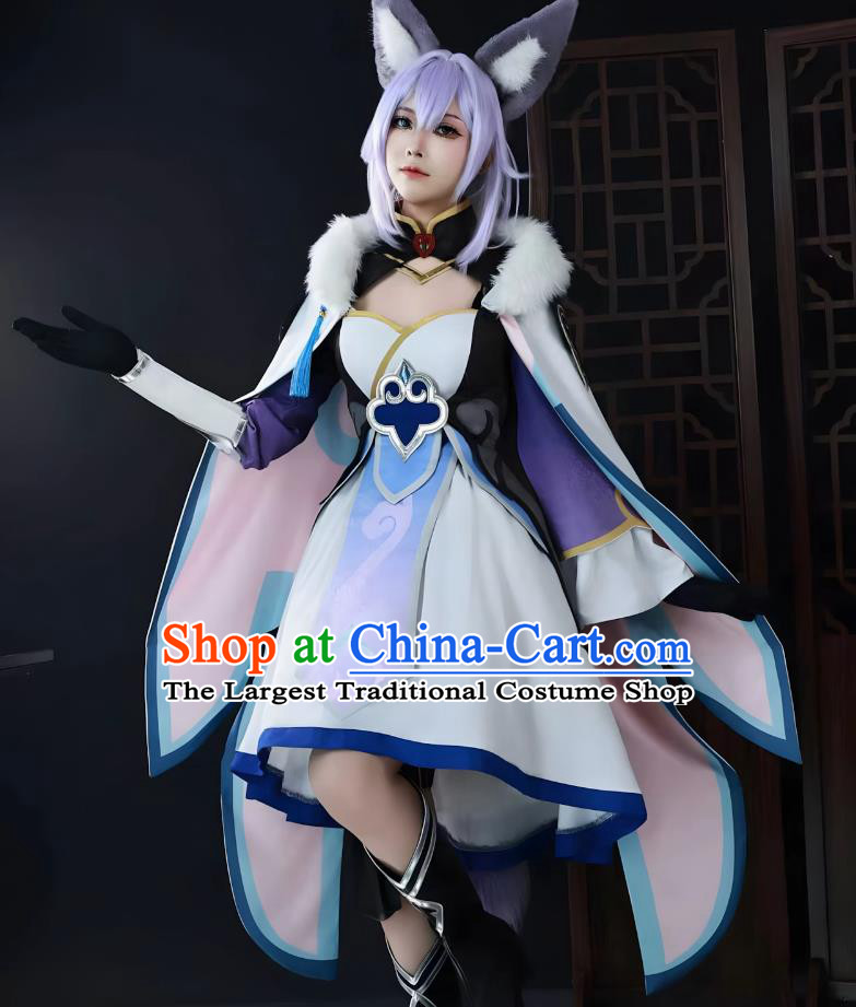 Honkai Star Rail Cosplay Costume Baiheng Five Heroes Above The Clouds Cosplay Game Anime Anime Outfit