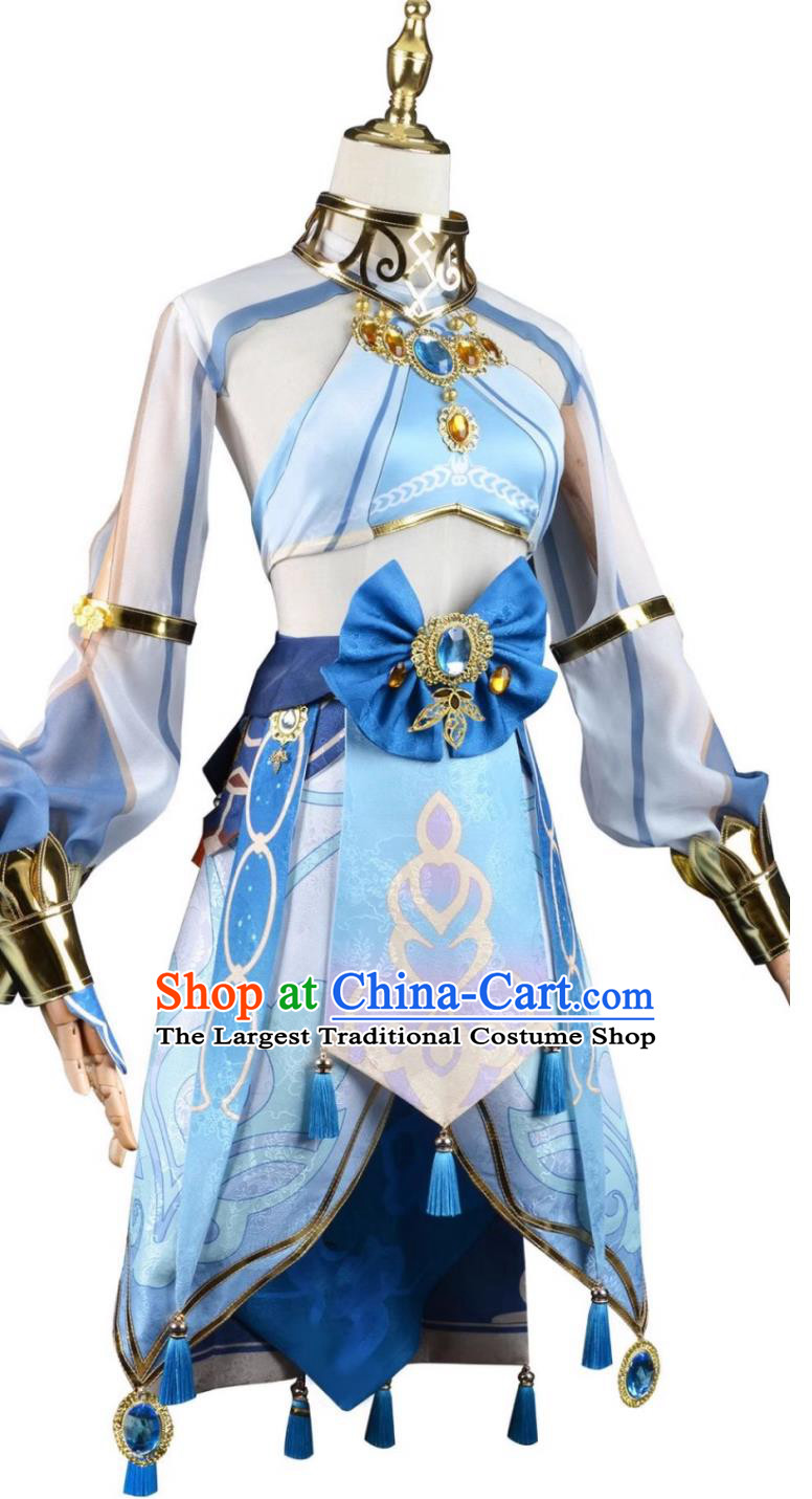 Genshin Impact Cosplay Costume Nilu Sumeru Dancer Costume Cosplay Female Outfit Game Anime Apparel