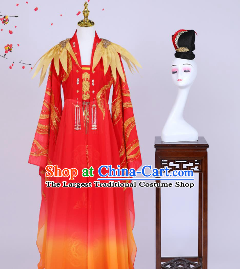 Landscape Poetry Performance Costume Chinese Classical Dance Clothing Han Tang Style Tang Shi Yi Spring Festival Gala Wide Sleeves Dress
