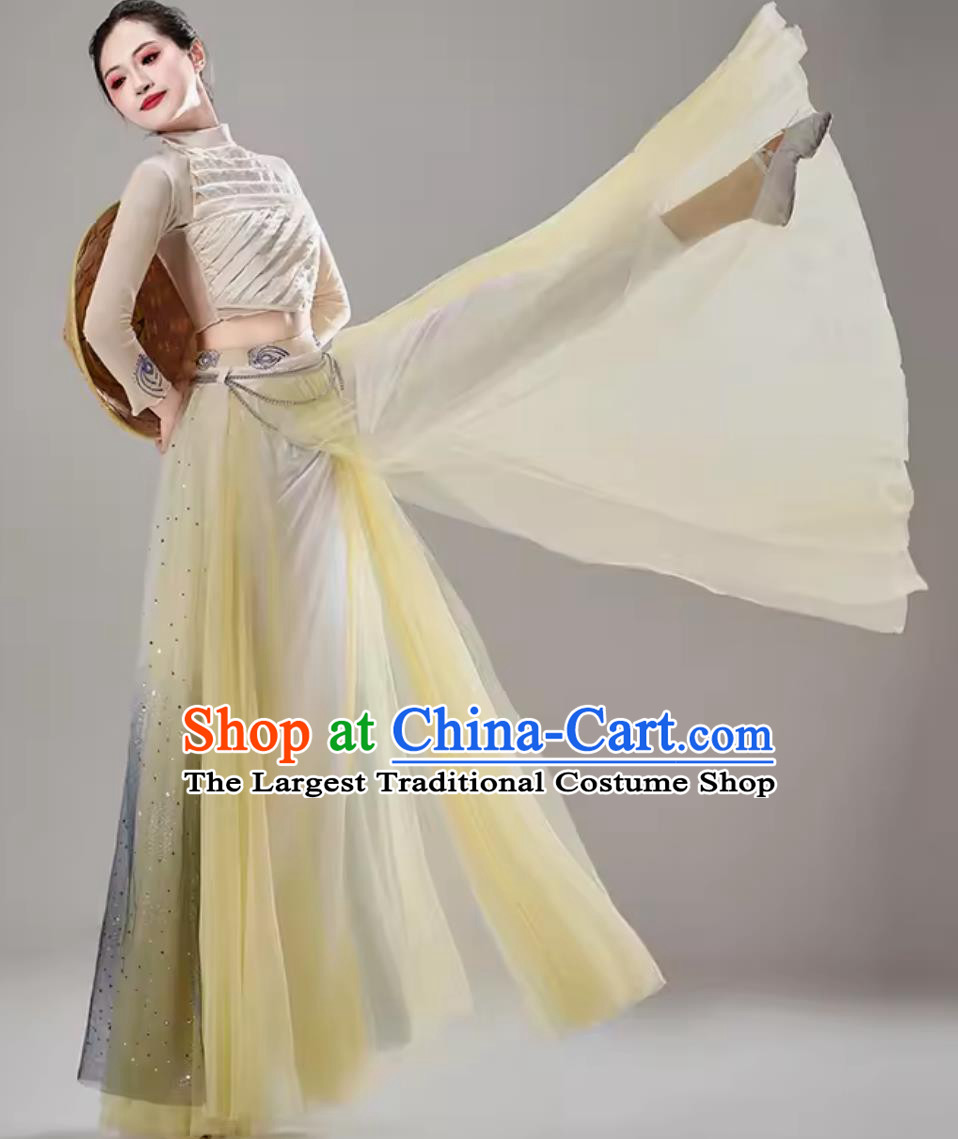 Xun Mountain Journey Women Dance Dress Chinese Classical Dance Performance Costume
