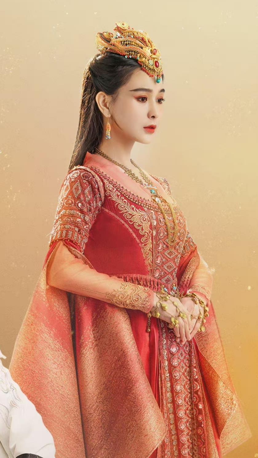 Chinese Traditional Attire Ancient Palace Woman Costume TV Series Fateful Love Princess Chu Fei Yan Clothing