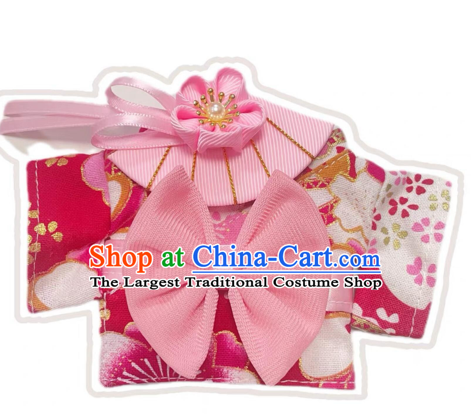 Labubu Doll Costume Japanese Kimono