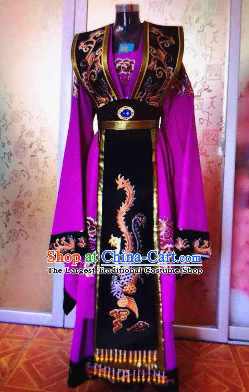 Chinese Opera Costume Imperial Concubine Gown Noblewoman Cape Yue Opera Performance Dress
