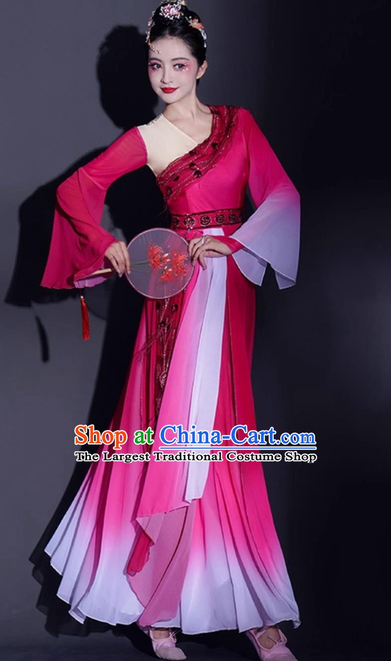 Classical Dance Costume Women Chinese Style Han Tang Dynasty Southern Breeze Dance Attire Solo Performance Hanfu