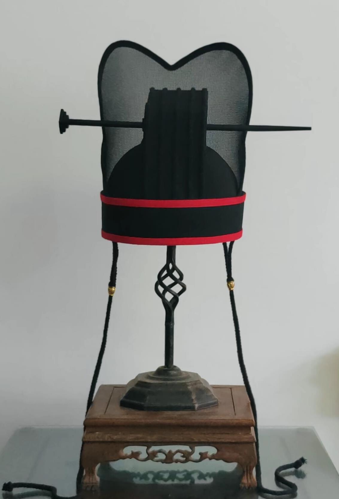 Tang Dynasty Jinxian Crown Ancient Chinese Official Hat Historical Costume Traditional Hanfu Headwear