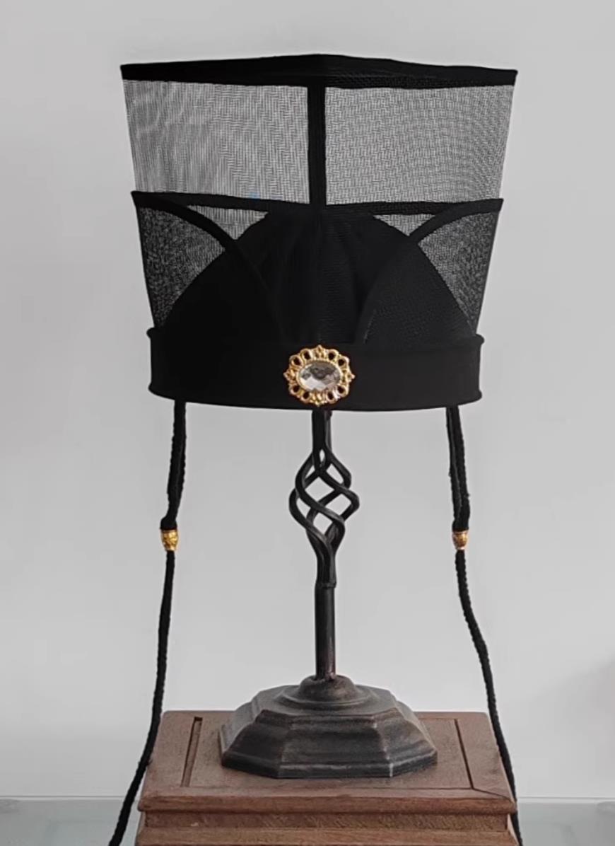 Film Costume Hat Square Scarf Yuanwai Jin Chinese Historical Drama Headwear Ming Dynasty Official Hat