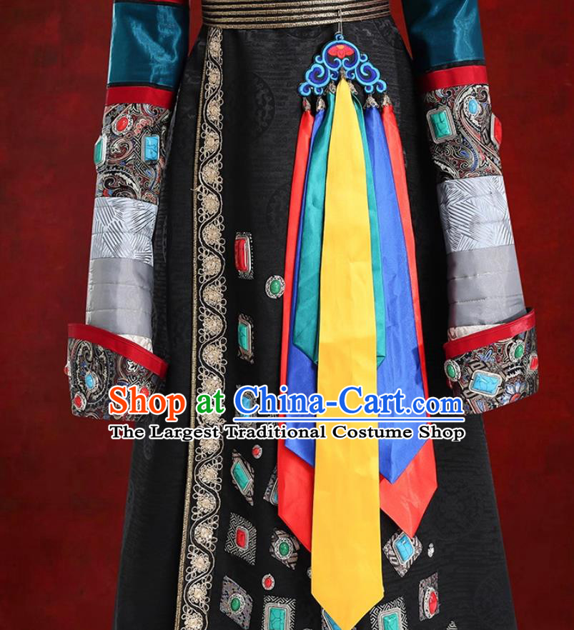 Mongolian Robe Colorful Waistband Hanging Ornament Tassel Classical Pendant Multicolor Decoration