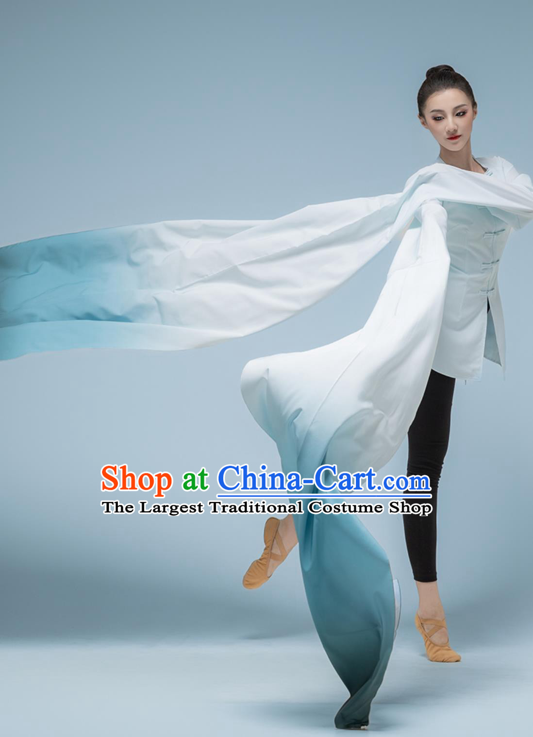 Classical Water Sleeve Dance Performance Costume Peking Opera Sleeve Flowing Practice Top Wear