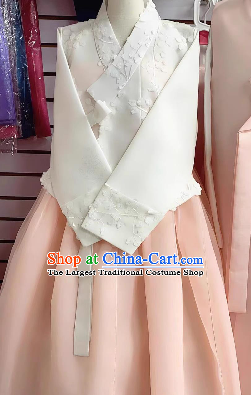 Chinese Chaoxian Nationality Folk Dance Dress Korean Hanbok Traditional Performance Attire