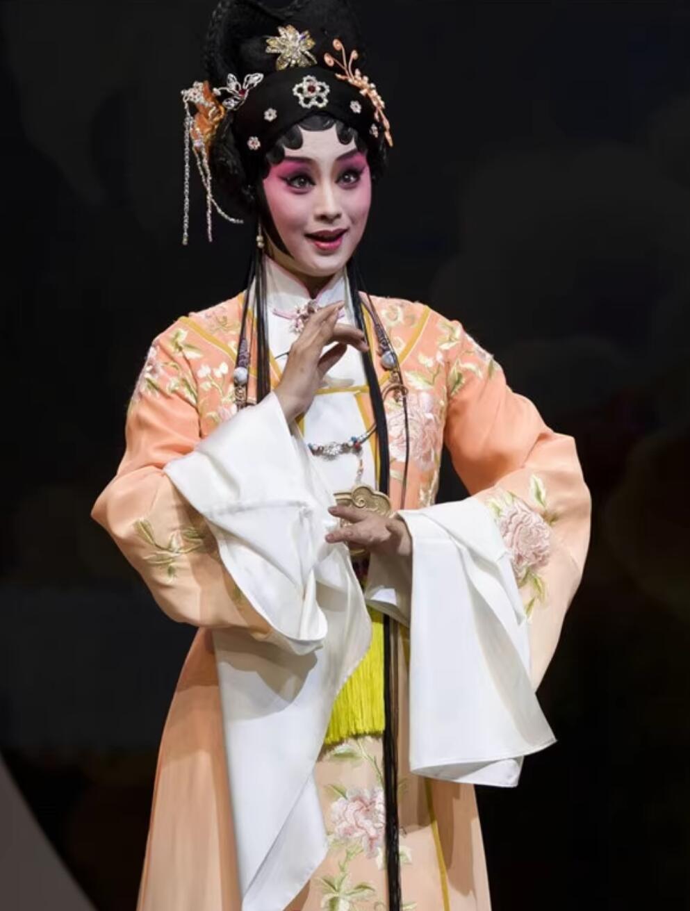 Yue Opera Costume Dream Of Red Mansions Performance Fairy Dress Xue Baochai Stage Outfit Traditional Chinese Theater Attire