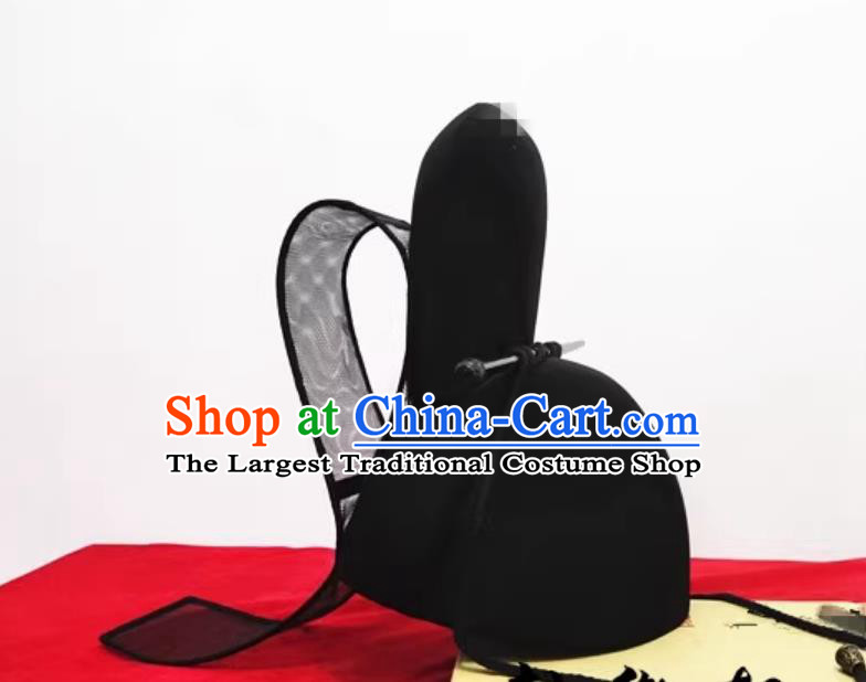 Han Dynasty Chuiying Crown Traditional Hanfu Headwear Ancient Chinese Official Sacrificial Ceremony Hat