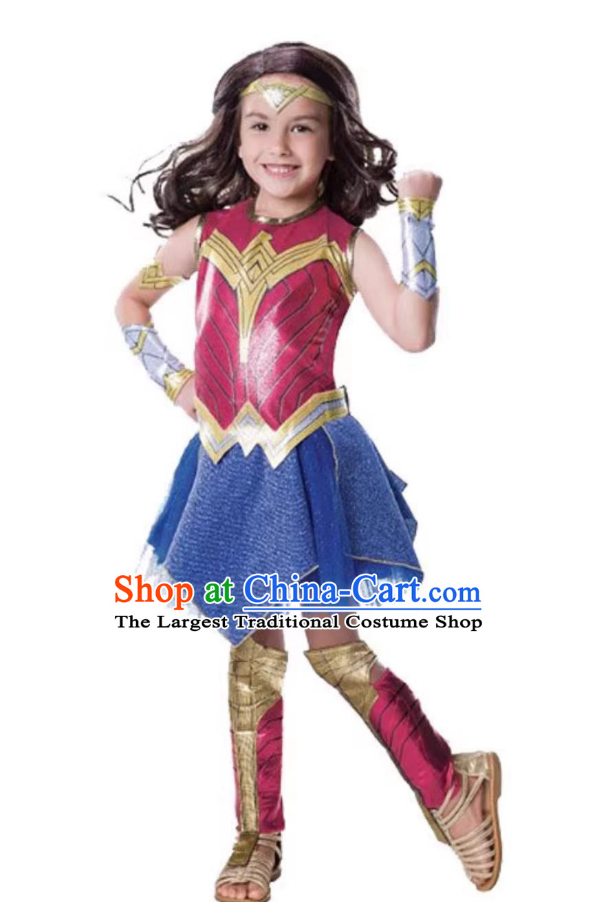 Halloween Children Superhero Costume Little Girl Cosplay Dress