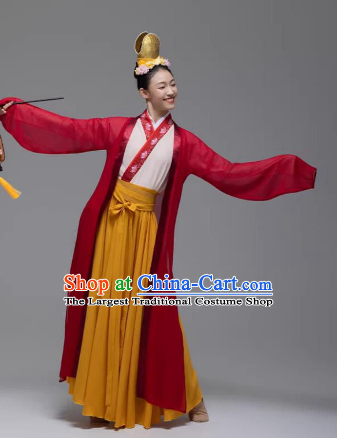 Classical Dance Group Performance Song Dynasty Lantern Shadows Costume Stage Hanfu