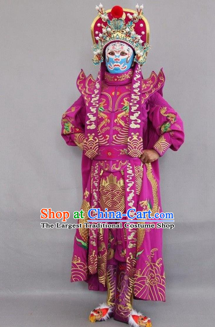 Professional Stage Show Sichuan Opera Face Changing Costume Traditional Bian Lian Embroidery Clothing Set