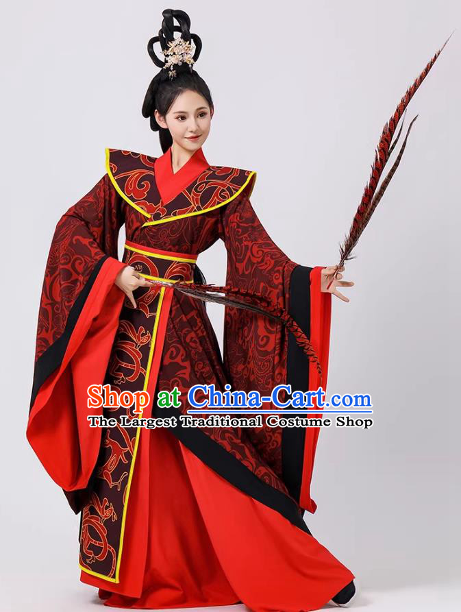 Han Tang Dance Large Sleeve Dress Chinese Classical Dance Women Group Dance Hanfu Clothing