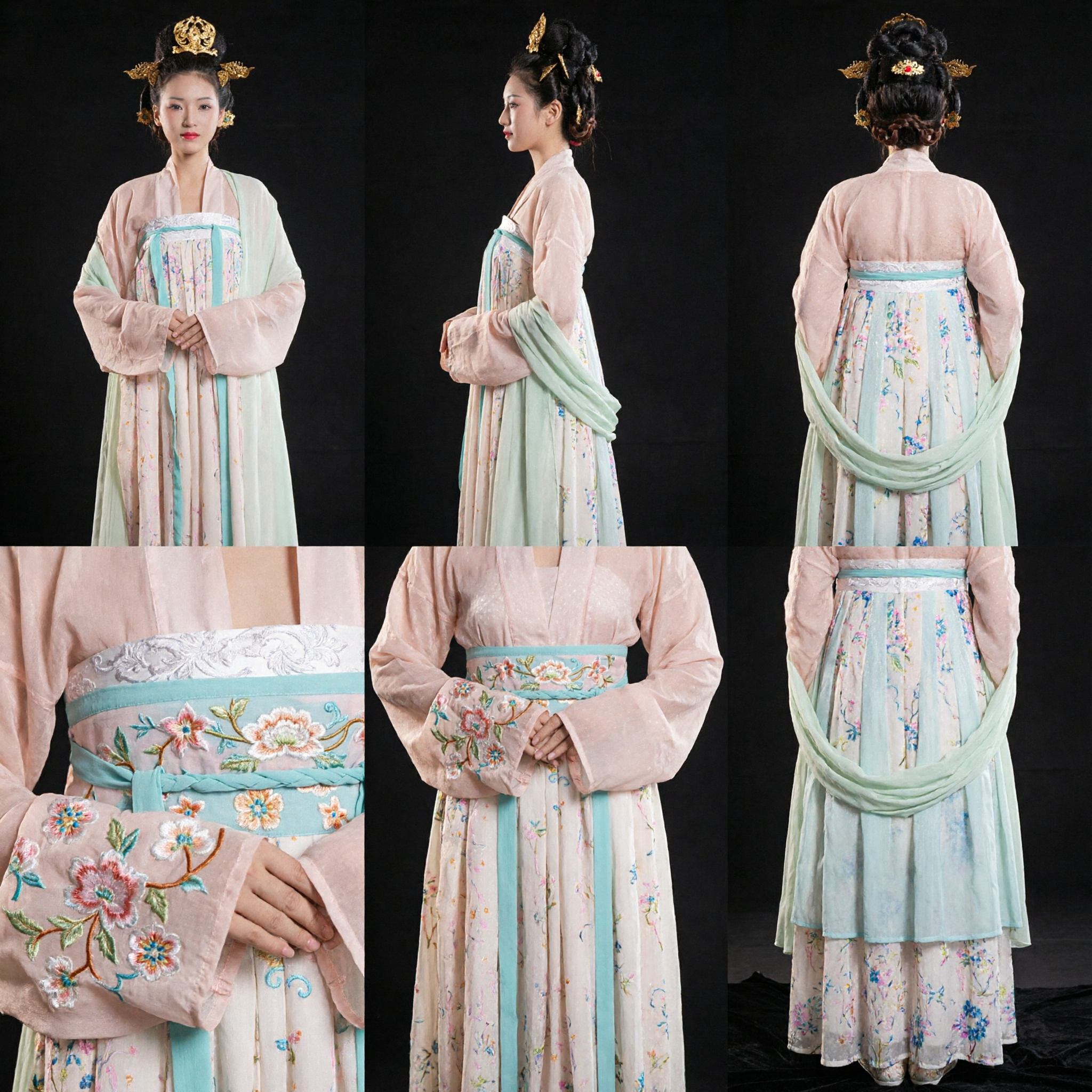 Elegant Traditional Chinese Hanfu Costume Tang Dynasty Palace Lady Ancient Dress for Women Photography - Asian Costume
