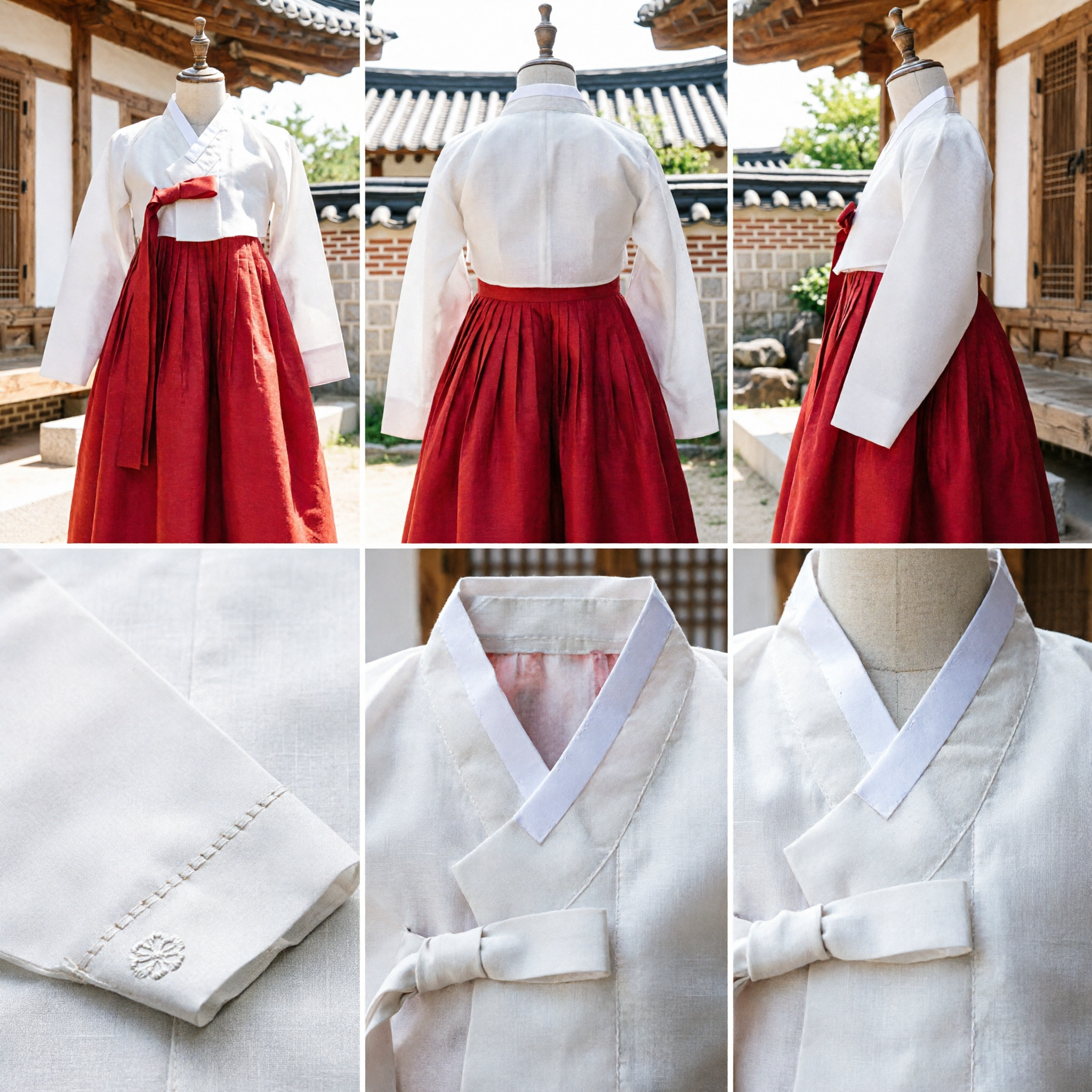 Traditional Chinese Hanfu Inner Wear White Cross-Collar Linen Shirt Ancient Costume Top for Men and Women - Asian Costume