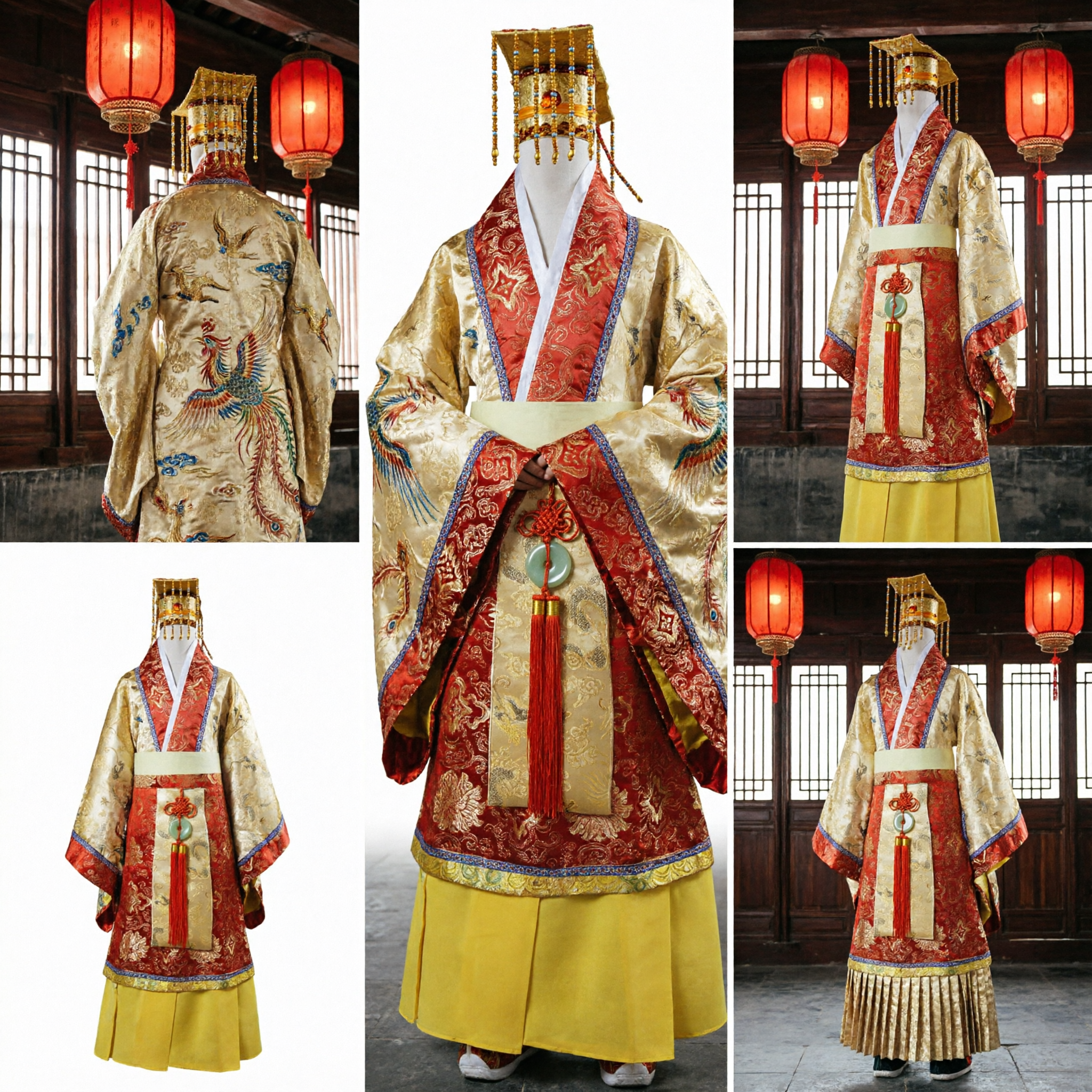 Ancient Chinese Emperor Hanfu Dragon Robe Traditional Men's Costume for Wedding Cosplay and Stage Performance - Asian Costume