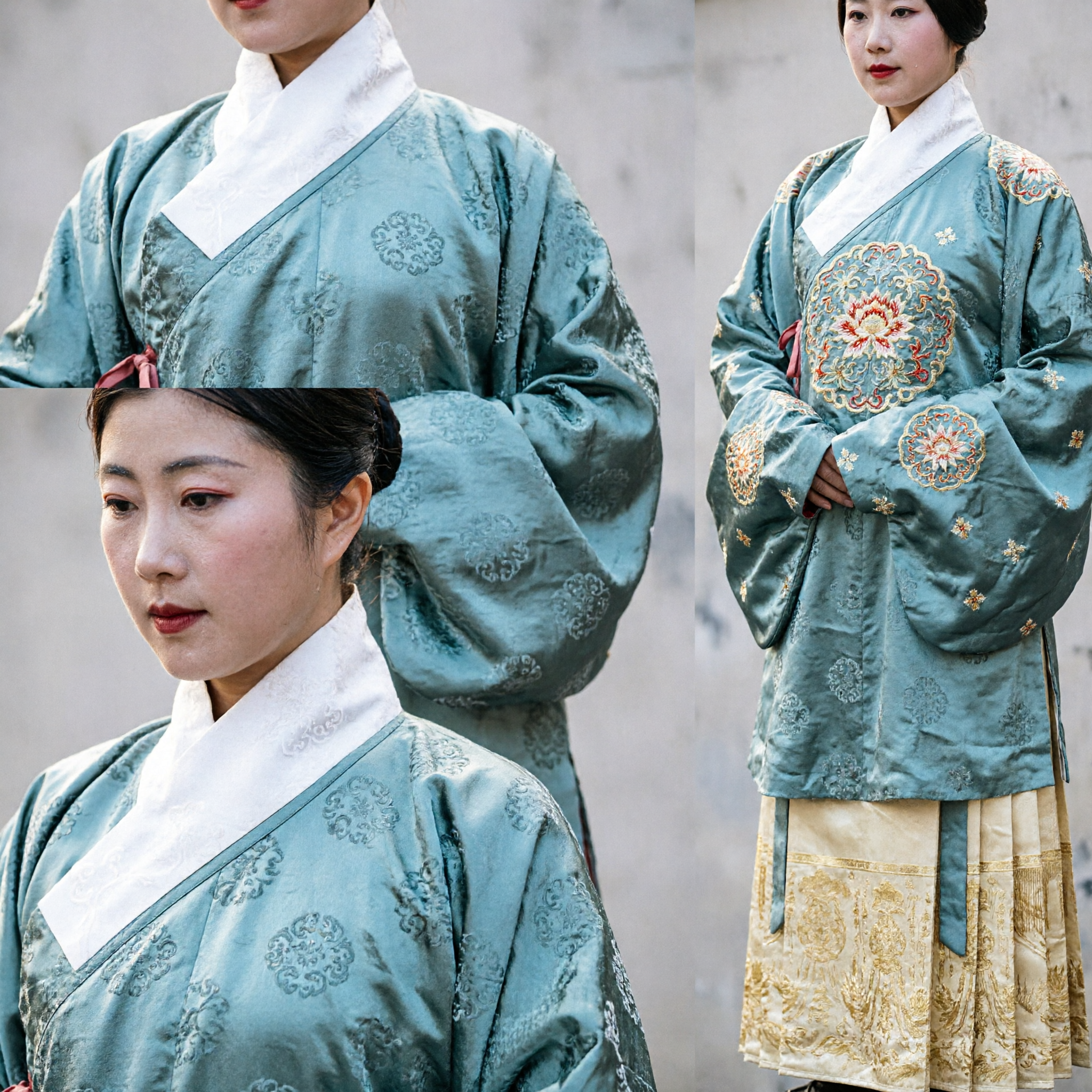 Traditional Ming Dynasty Hanfu Costume Ancient Chinese Historical Dress for Women Cultural Photography and Reenactment - Asian Costume