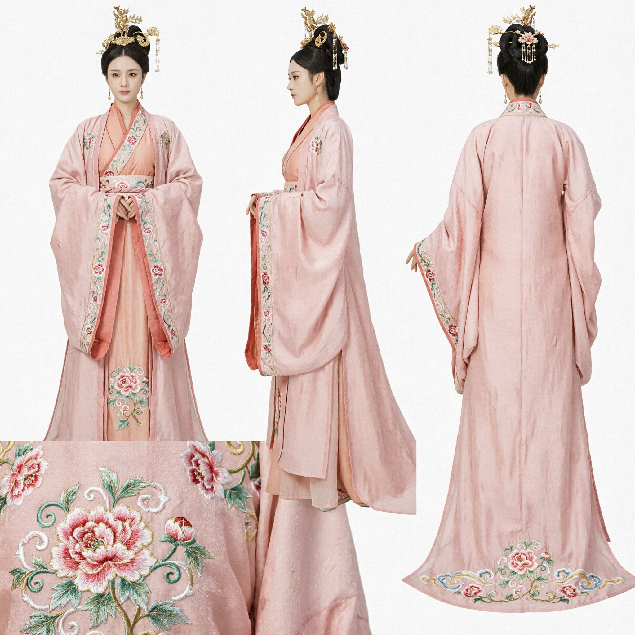 Chinese Traditional Hanfu Tang Dynasty Princess Costume Ancient Palace Lady Dress for Women Cosplay Performance - Asian Costume