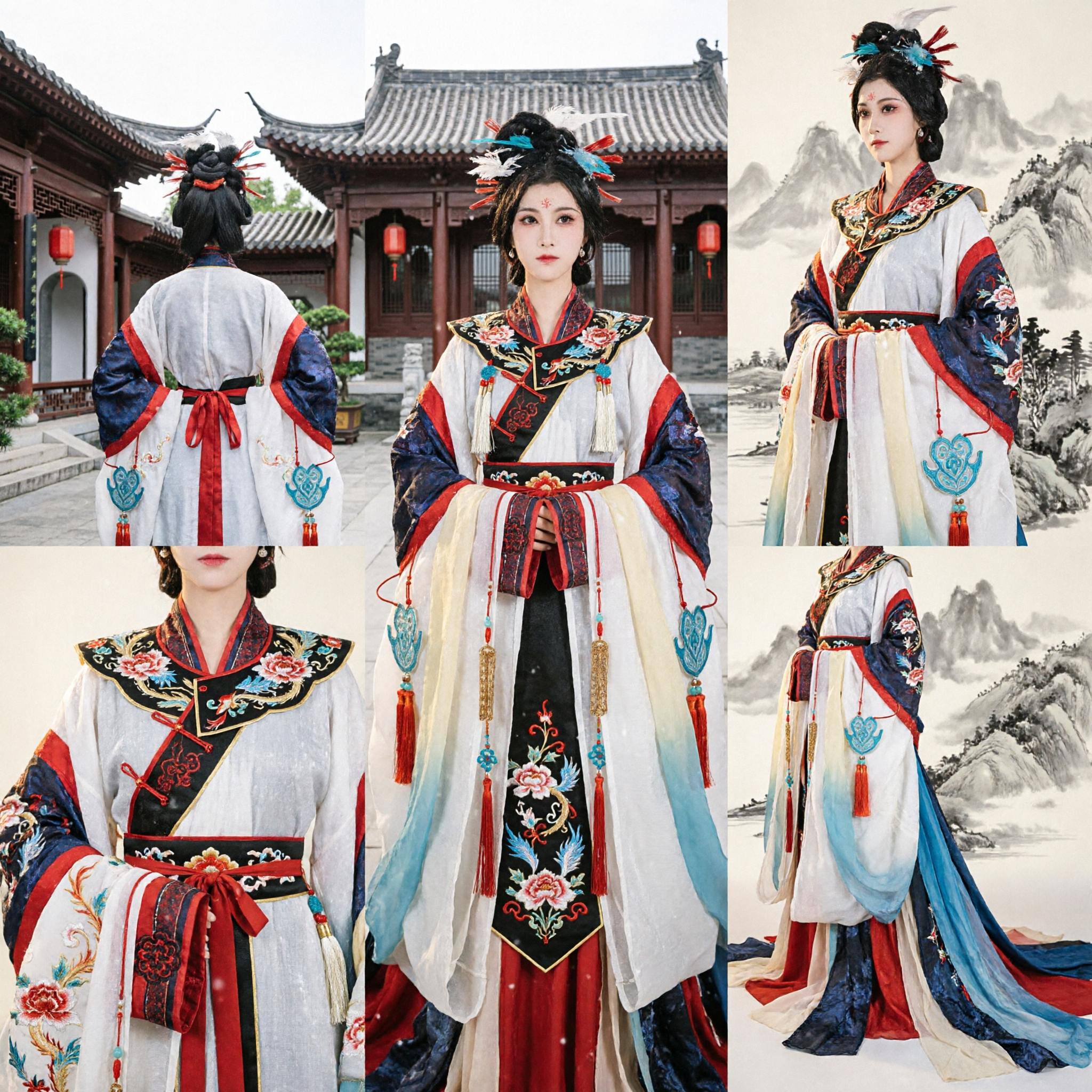 Ancient Chinese Tang Dynasty Princess Hanfu Costume Traditional Dress for Women Cosplay and Performance - Asian Costume