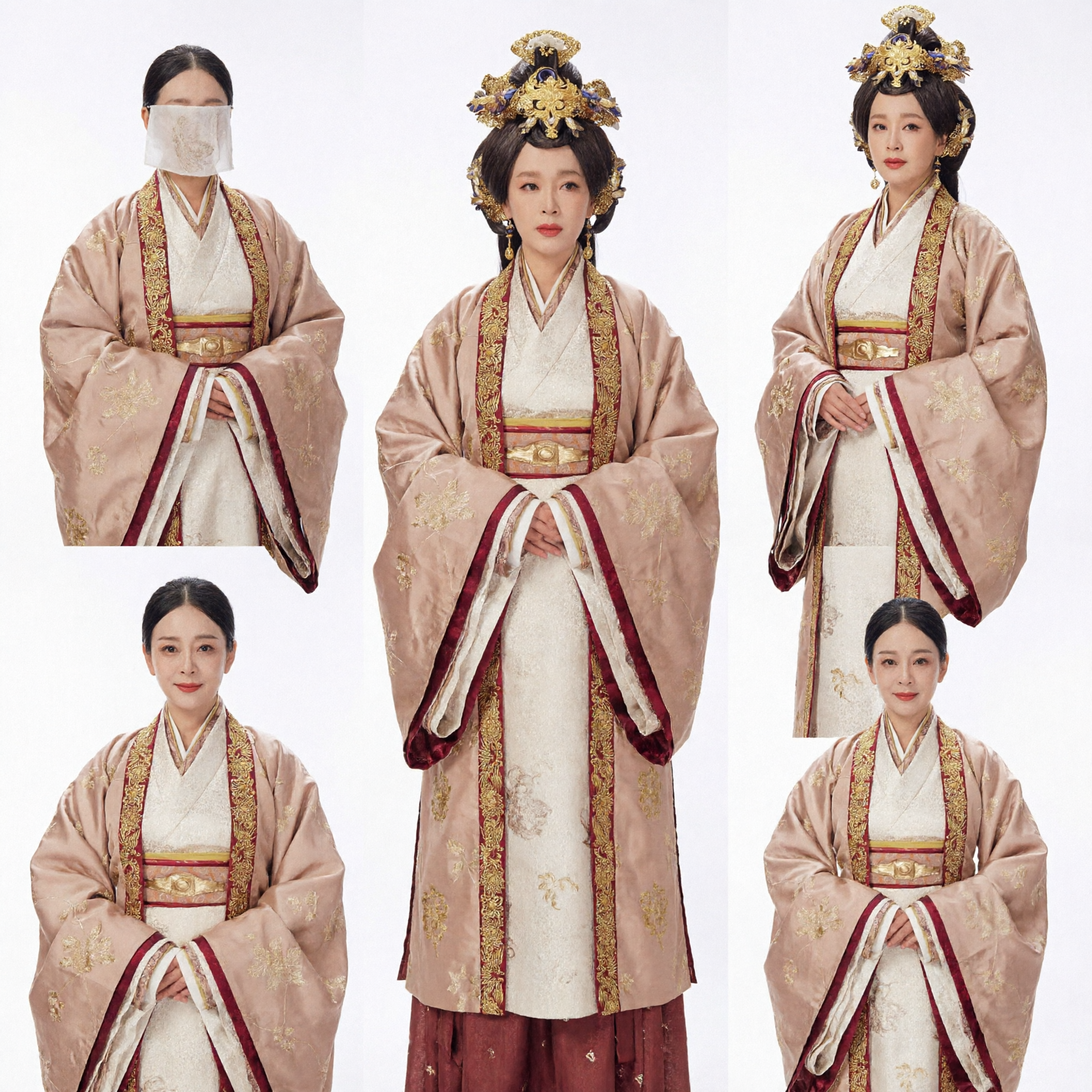 Elegant Traditional Chinese Hanfu Costume Ancient Palace Lady Embroidered Dress for Women Historical Drama Cosplay - Asian Costume