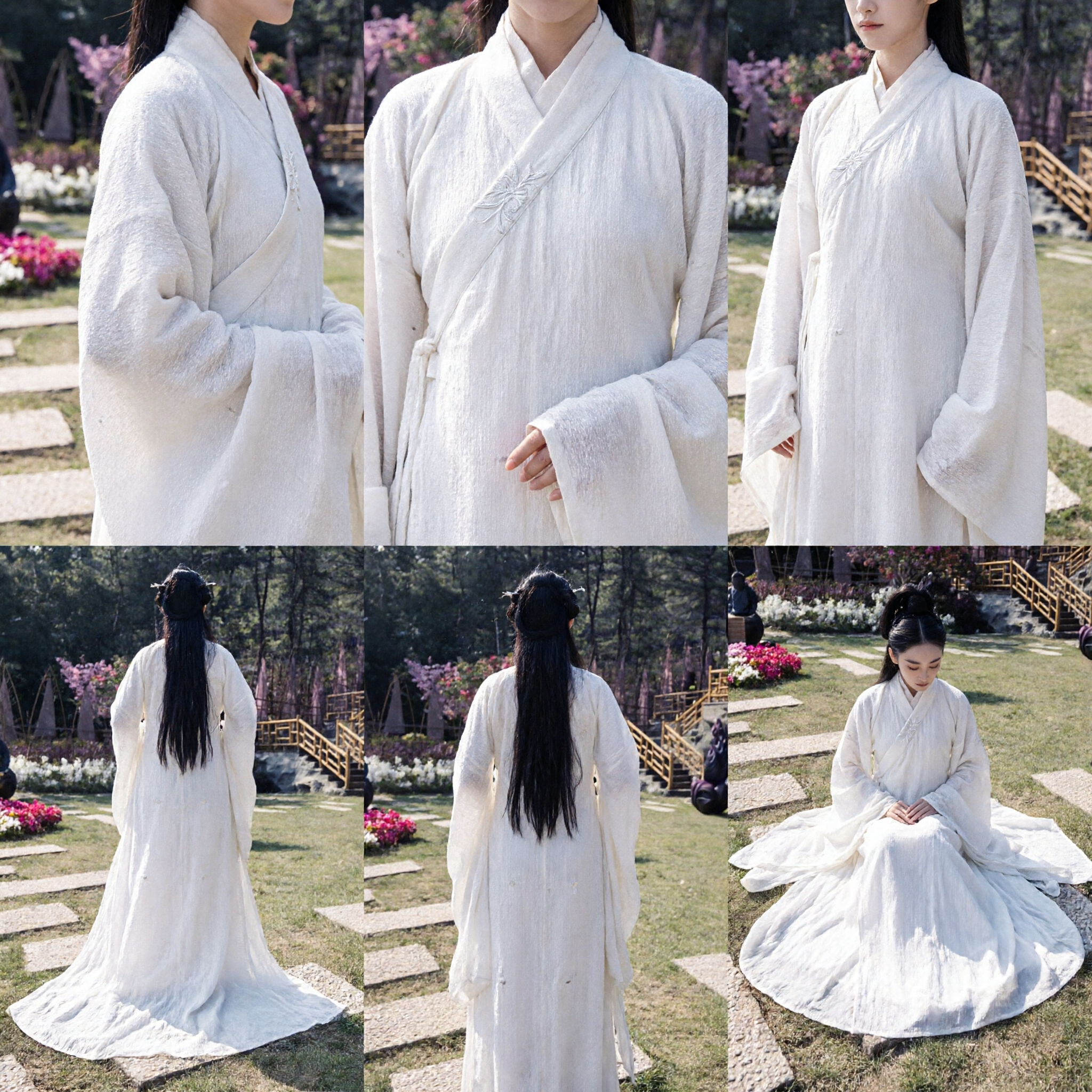 Traditional Chinese White Hanfu Ancient Costume Women Elegant Fairy Dress for Cosplay and Photography - Asian Costume