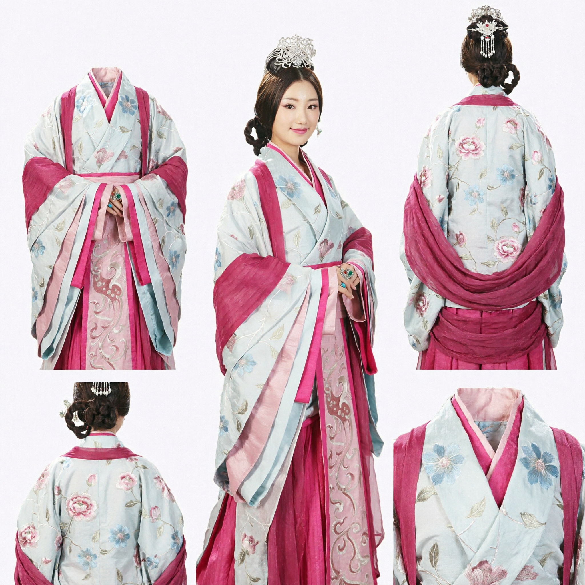 Elegant Ancient Chinese Hanfu Princess Costume Traditional Historical Dress for Women Cosplay Performance - Asian Costume