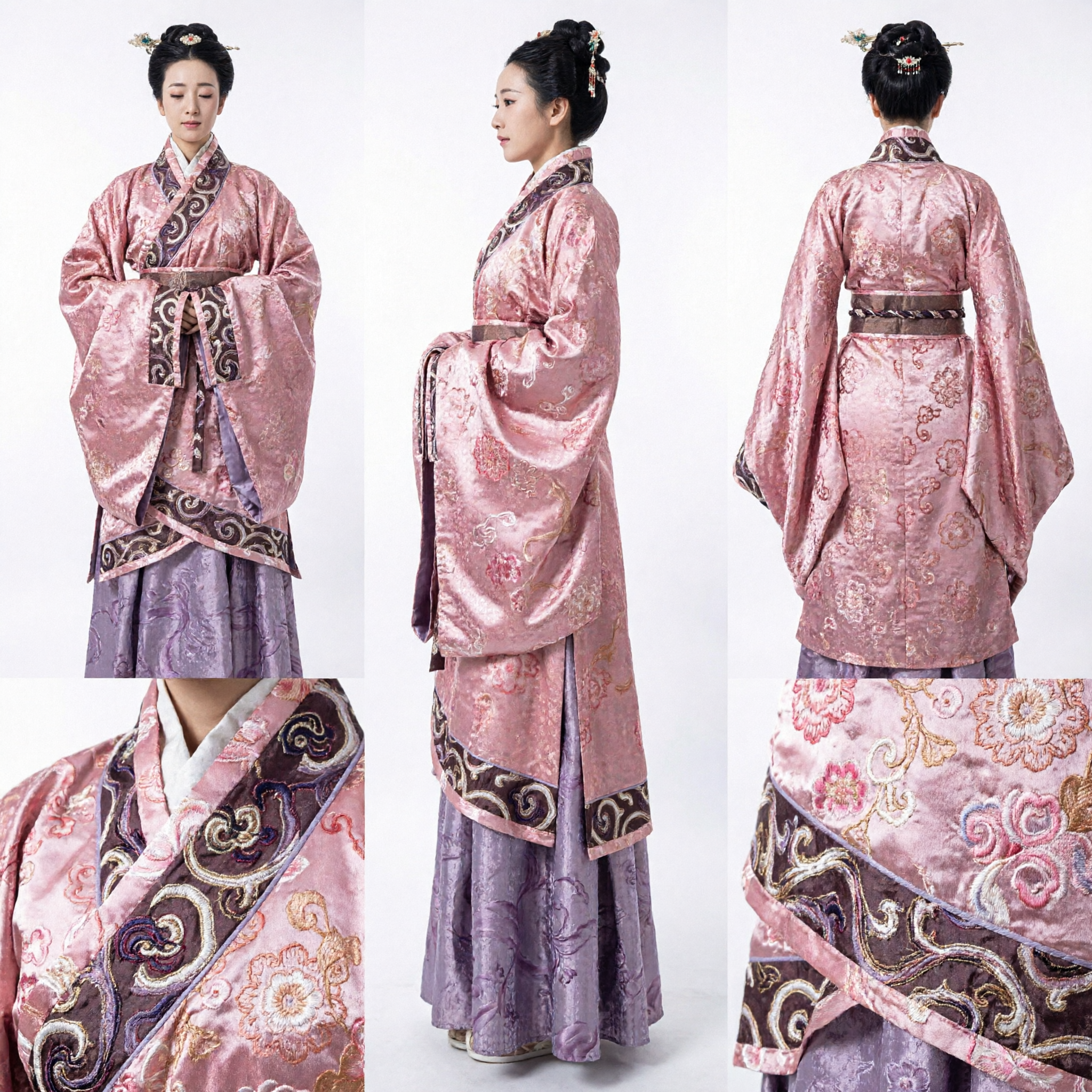 Traditional Chinese Ancient Palace Lady Hanfu Costume for Women Wuxia Stage Performance and Cosplay - Asian Costume