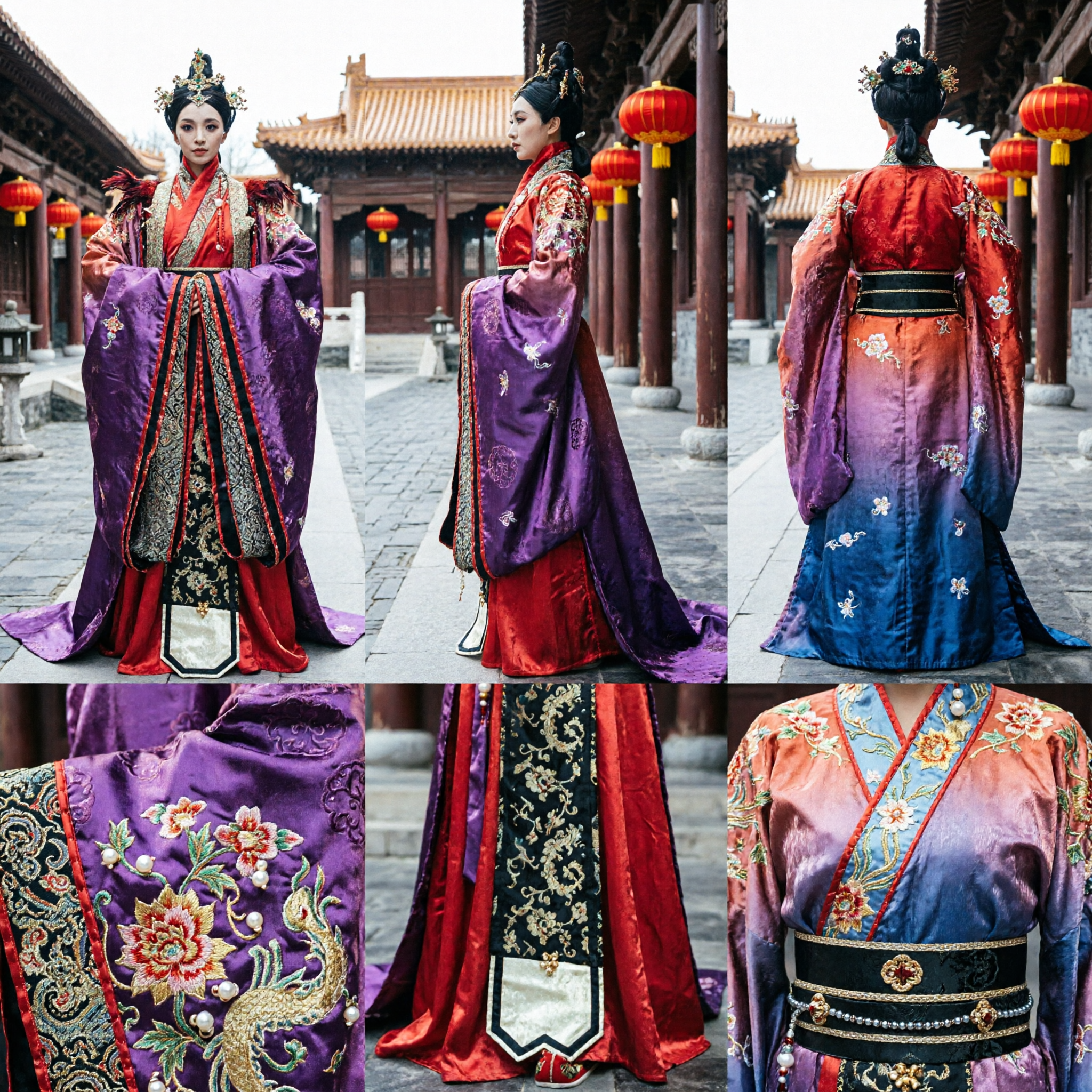 Traditional Chinese Empress Hanfu Costume Tang Dynasty Princess Dress for Women Cosplay Photography - Asian Costume