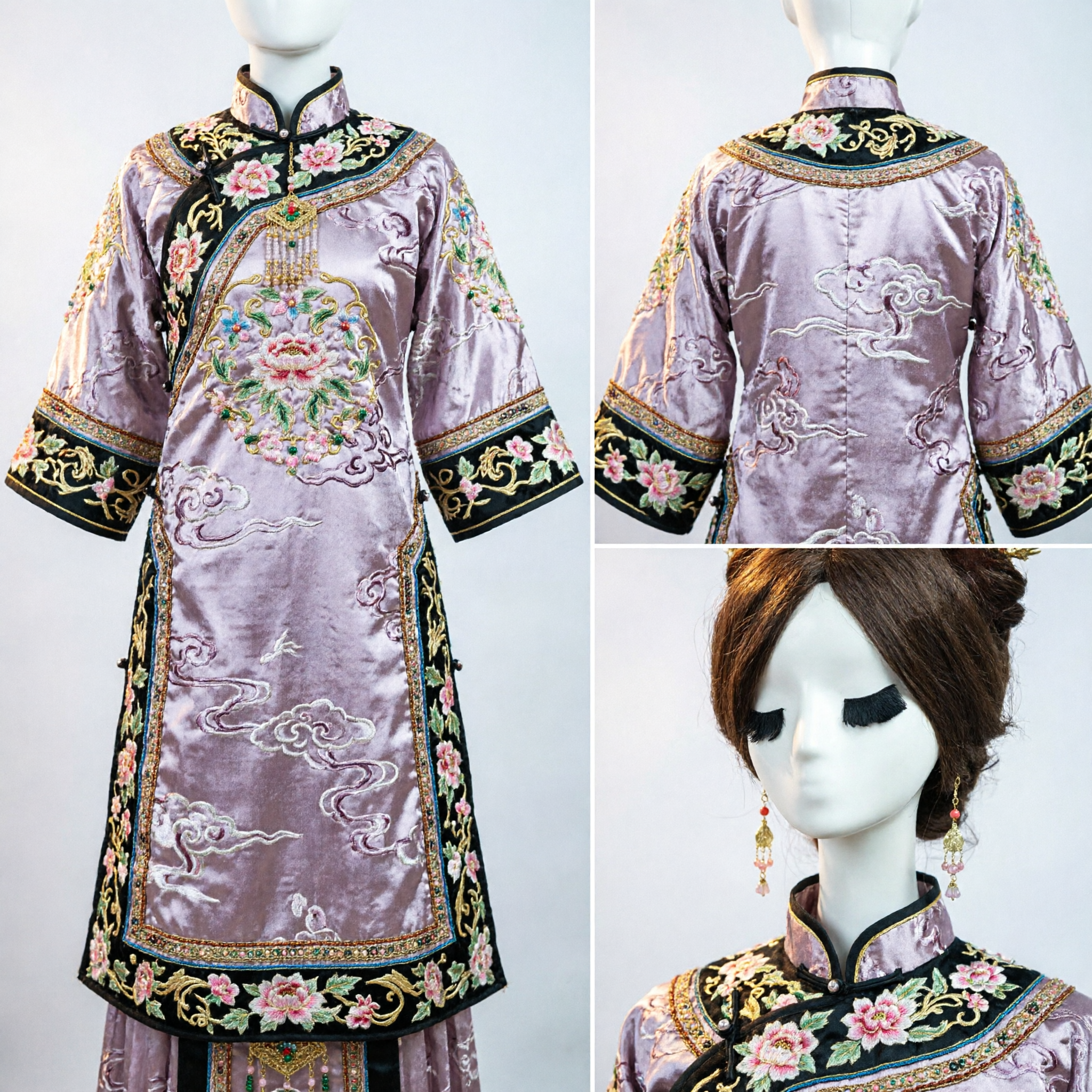 Exquisite Chinese Traditional Gold Phoenix Coronet Hair Crown for Ancient Wedding Hanfu Brides - Asian Costume