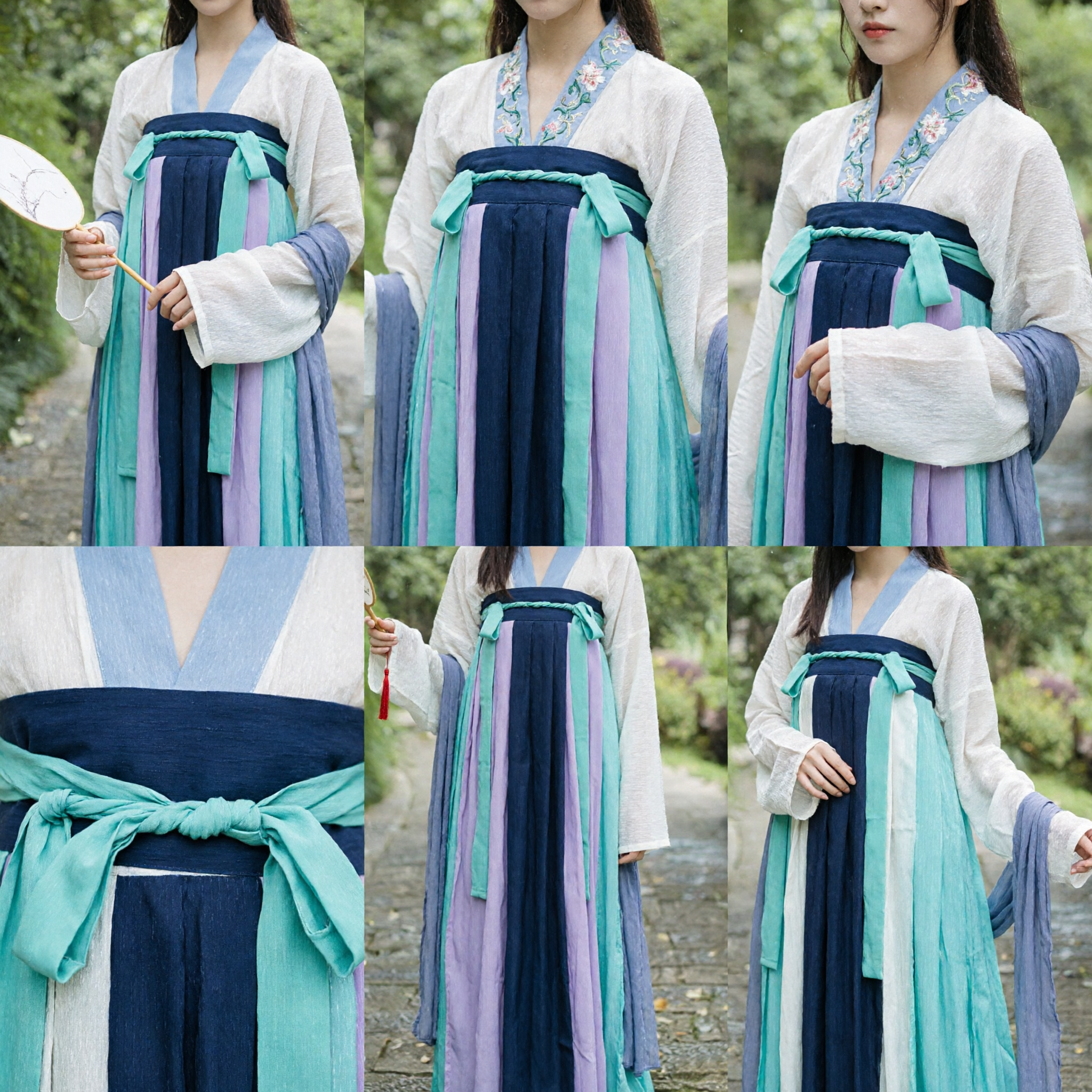 Traditional Chinese Hanfu Ancient Tang Dynasty Fairy Dress Elegant Long Skirt Costume for Women Cosplay - Asian Costume