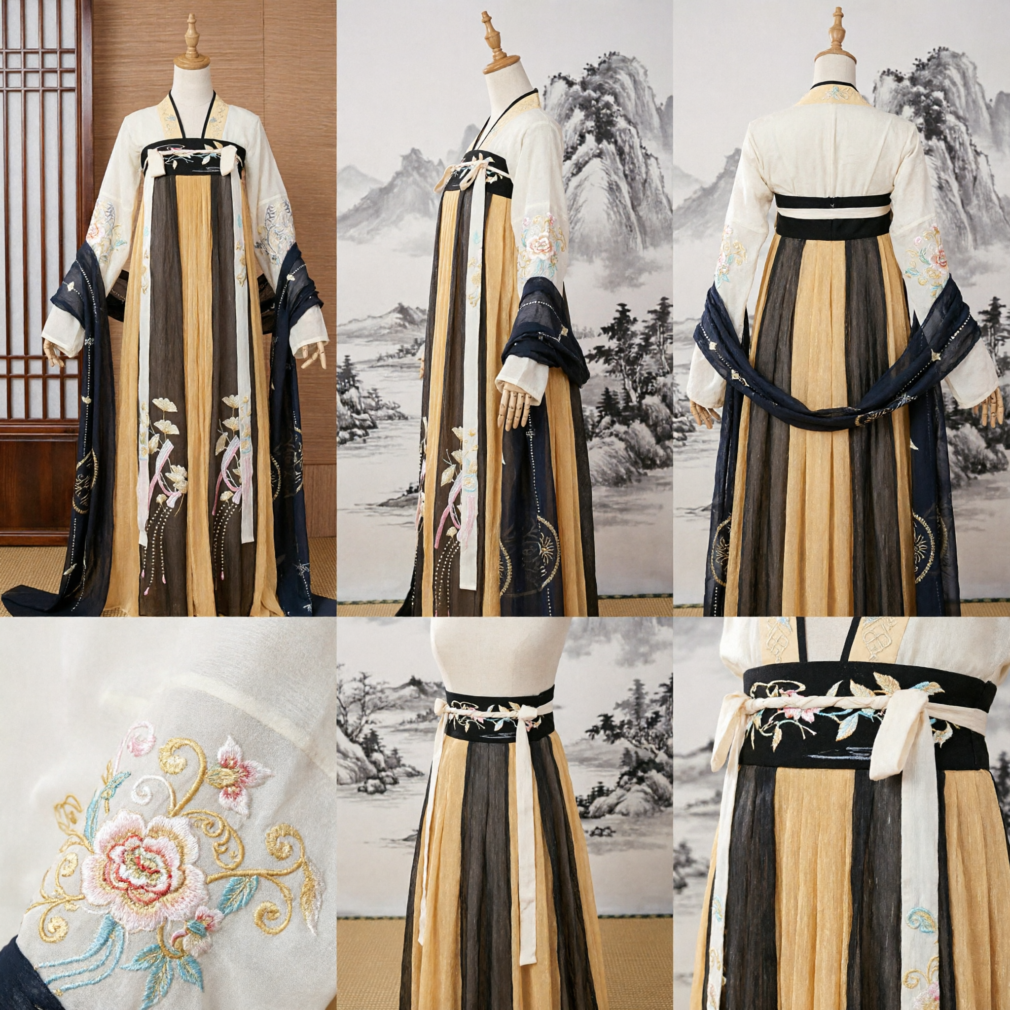 Elegant Traditional Chinese Hanfu Dress Ancient Palace Embroidered Ruqun Costume for Women Historical Cosplay - Asian Costume