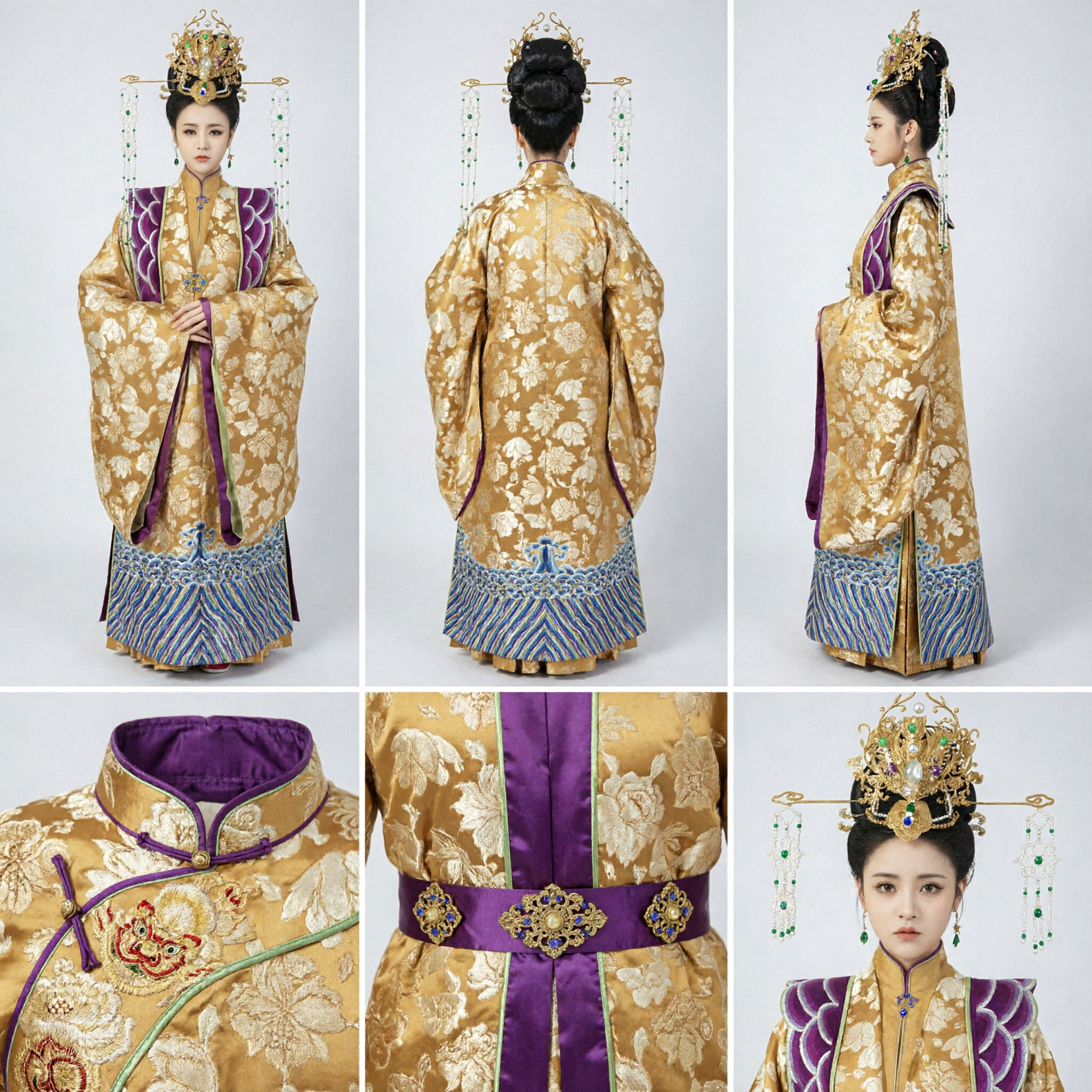 Ancient Chinese Empress Costume Traditional Hanfu Dress for Women Historical Stage Performance and Photography - Asian Costume