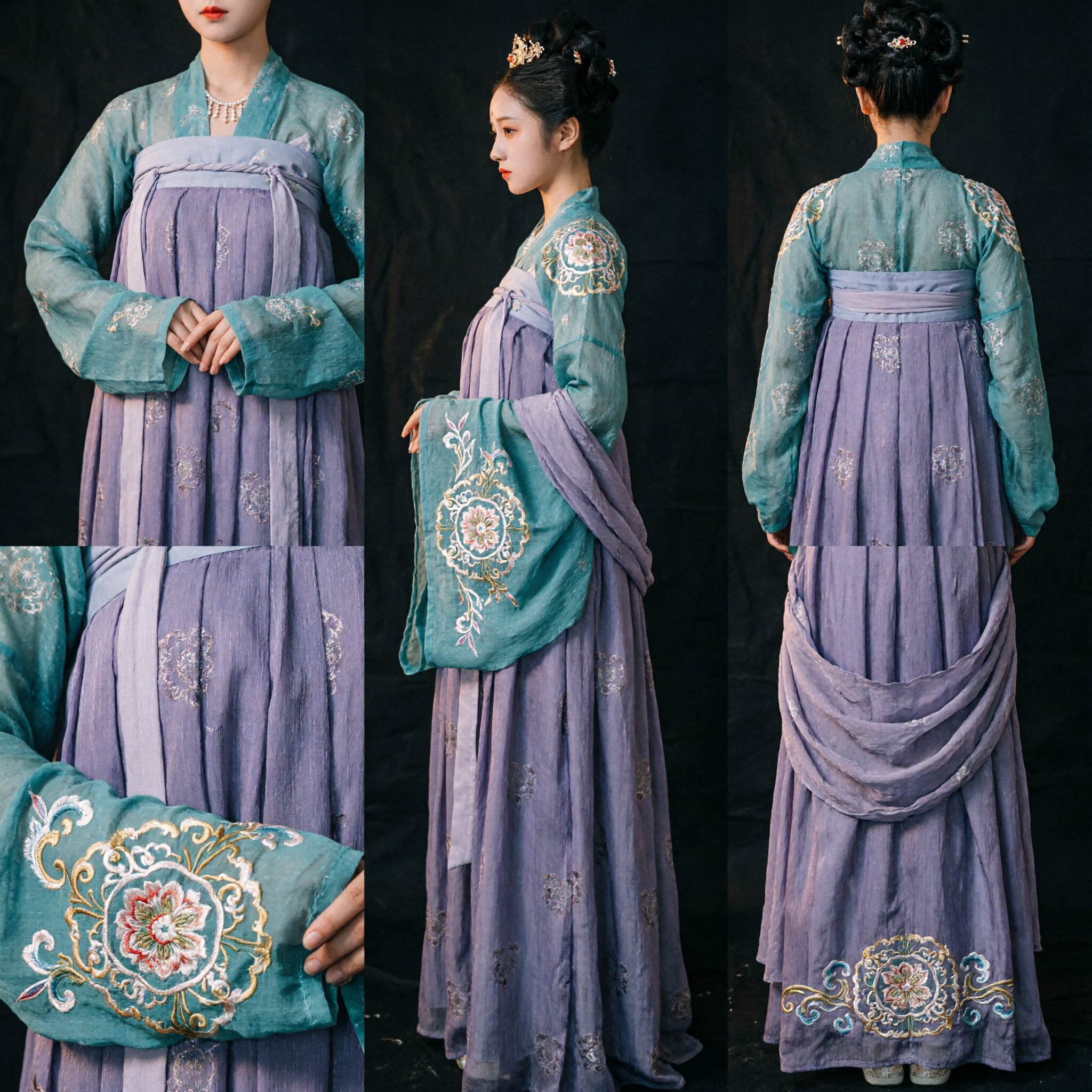 Traditional Chinese Tang Dynasty Hanfu Dress Ancient Palace Princess Costume for Women Historical Cosplay - Asian Costume