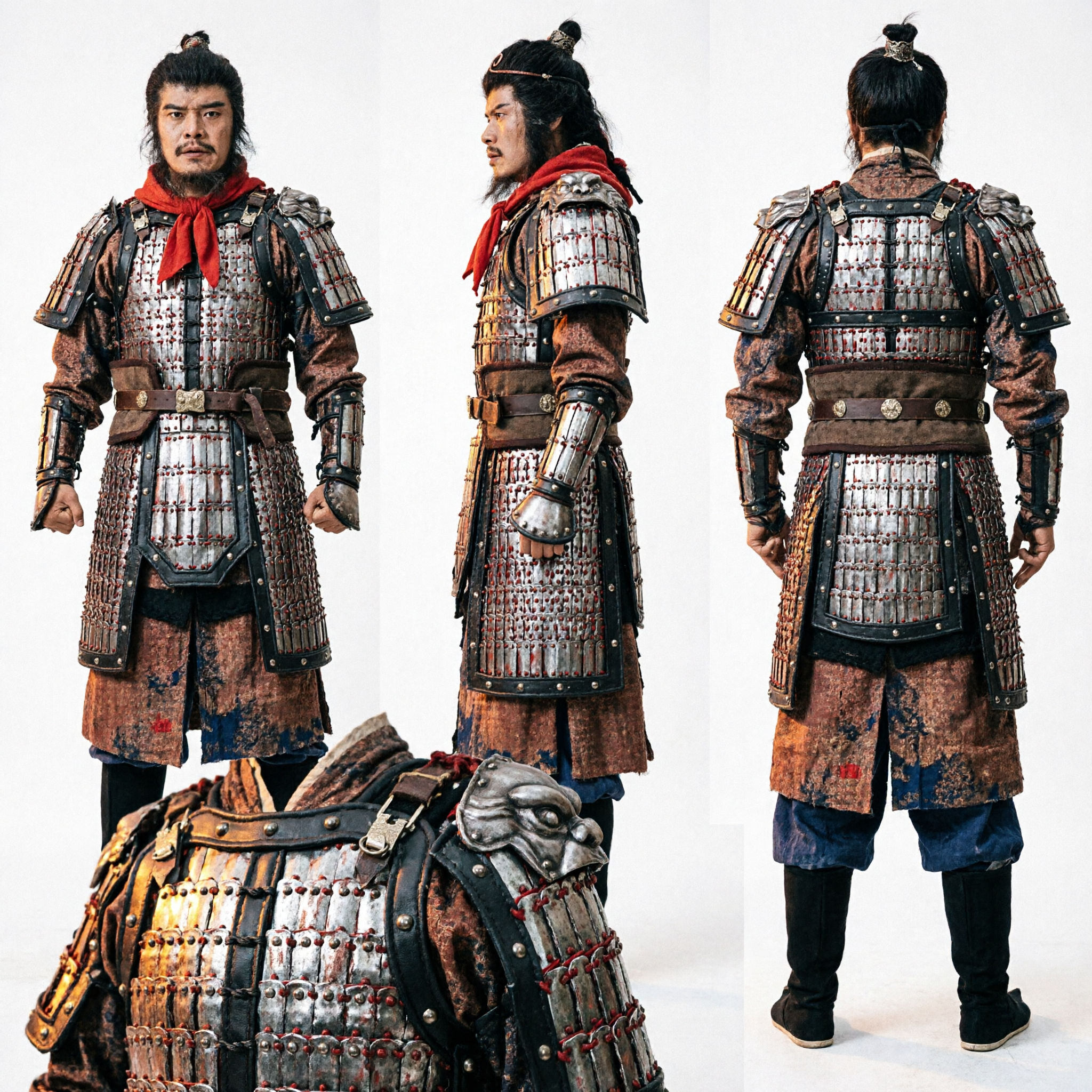 Complete Sun Wukong Monkey King General Armor Set Traditional Chinese Opera Cosplay Costume for Men - Asian Costume