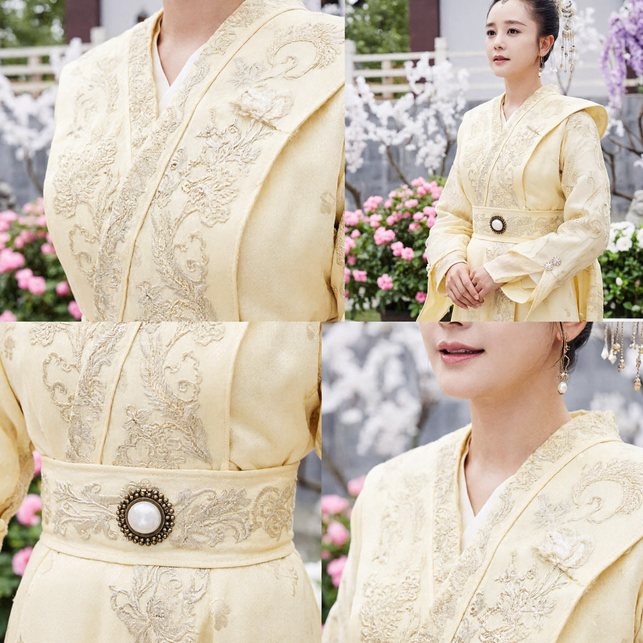 Elegant Yellow Hanfu Traditional Chinese Clothing Ancient Princess Costume for Women Historical Cosplay Dress - Asian Costume