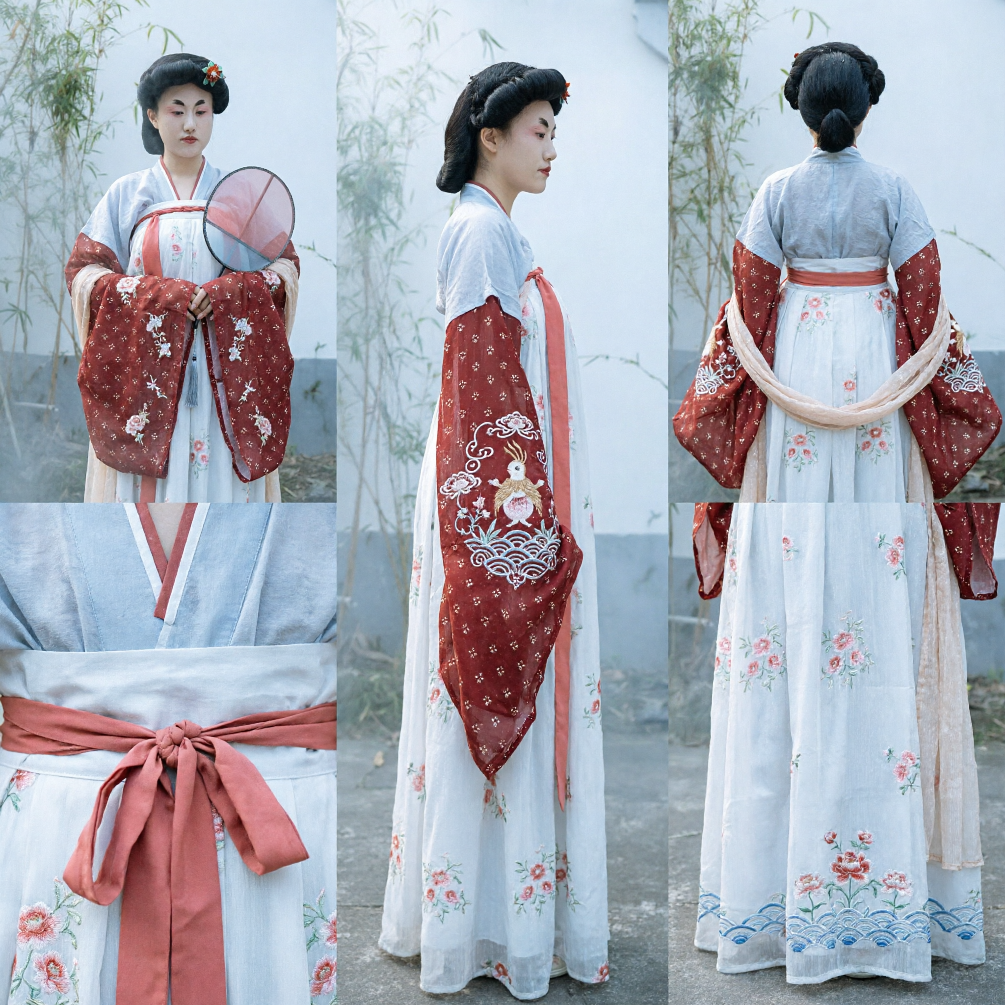 Traditional Chinese Tang Dynasty Hanfu Costume Women Ancient Palace Lady Dress for Performance Cosplay - Asian Costume