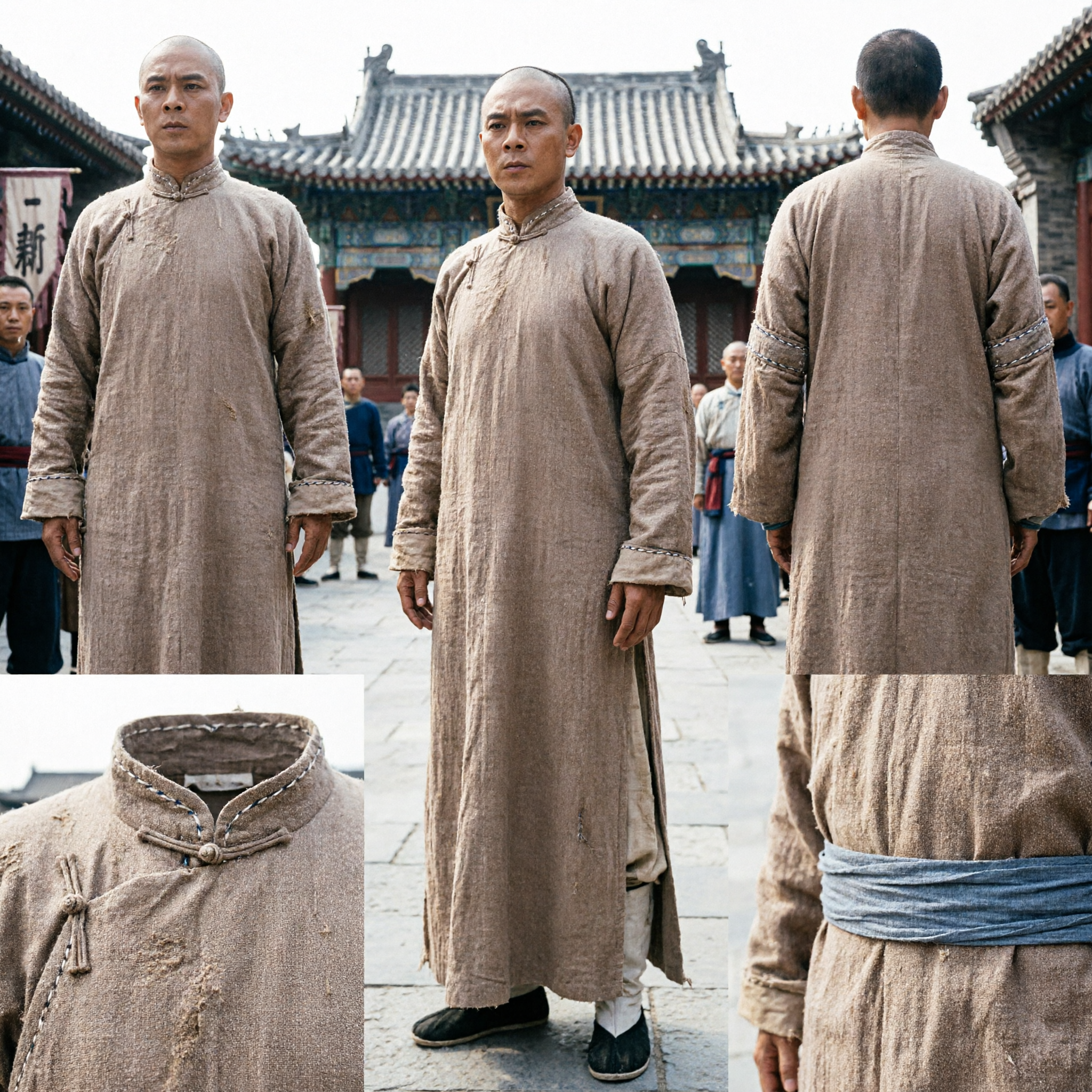 Uniforme de Kung Fu Tradicional Chino para Hombre, Traje de Algodón para Artes Marciales y Tai Chi para Actuación y Cosplay - Asian Costume