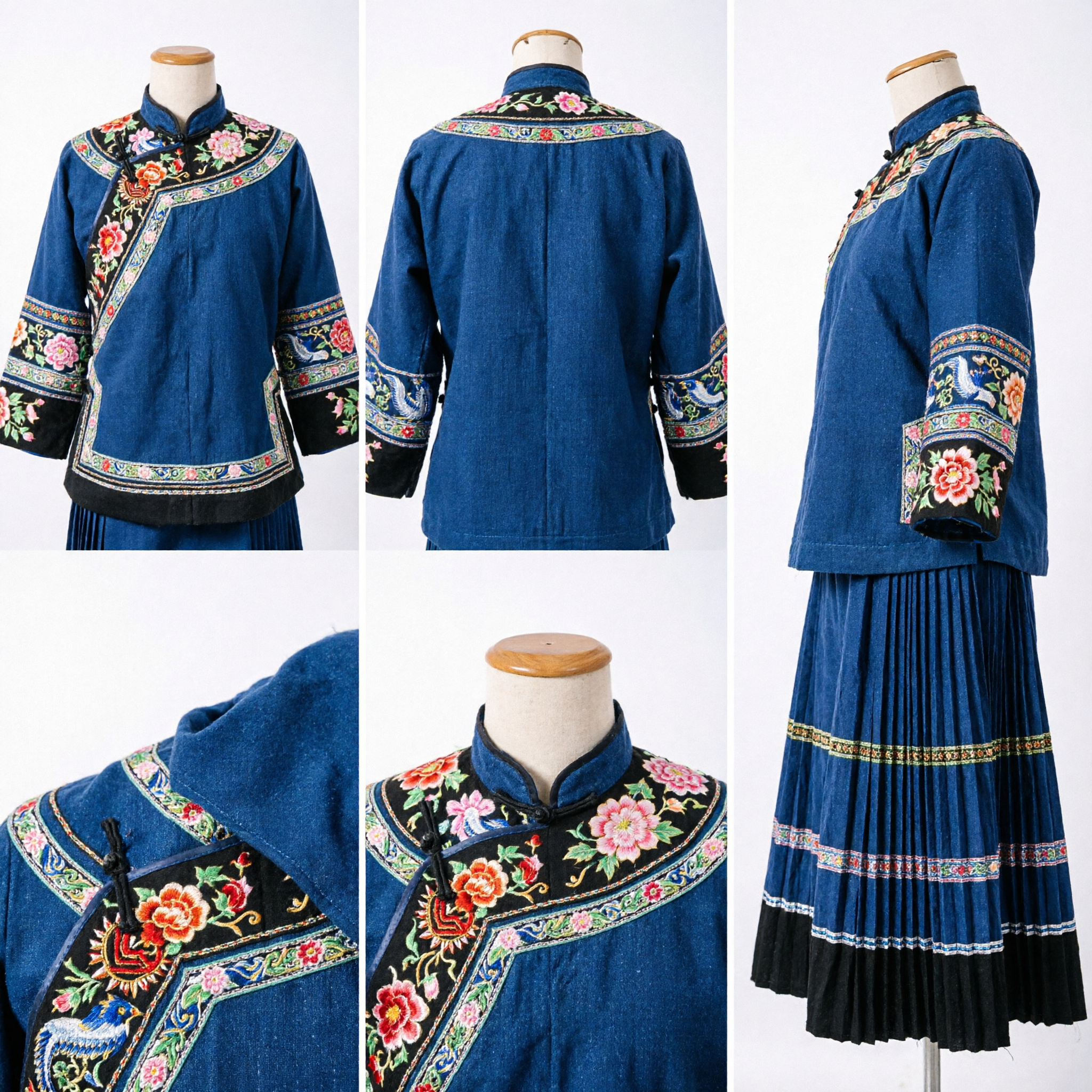 전통 중국식 금색 용 주병 세트 (술병과 잔 포함) 결혼 선물 및 홈 데코용 - Asian Costume