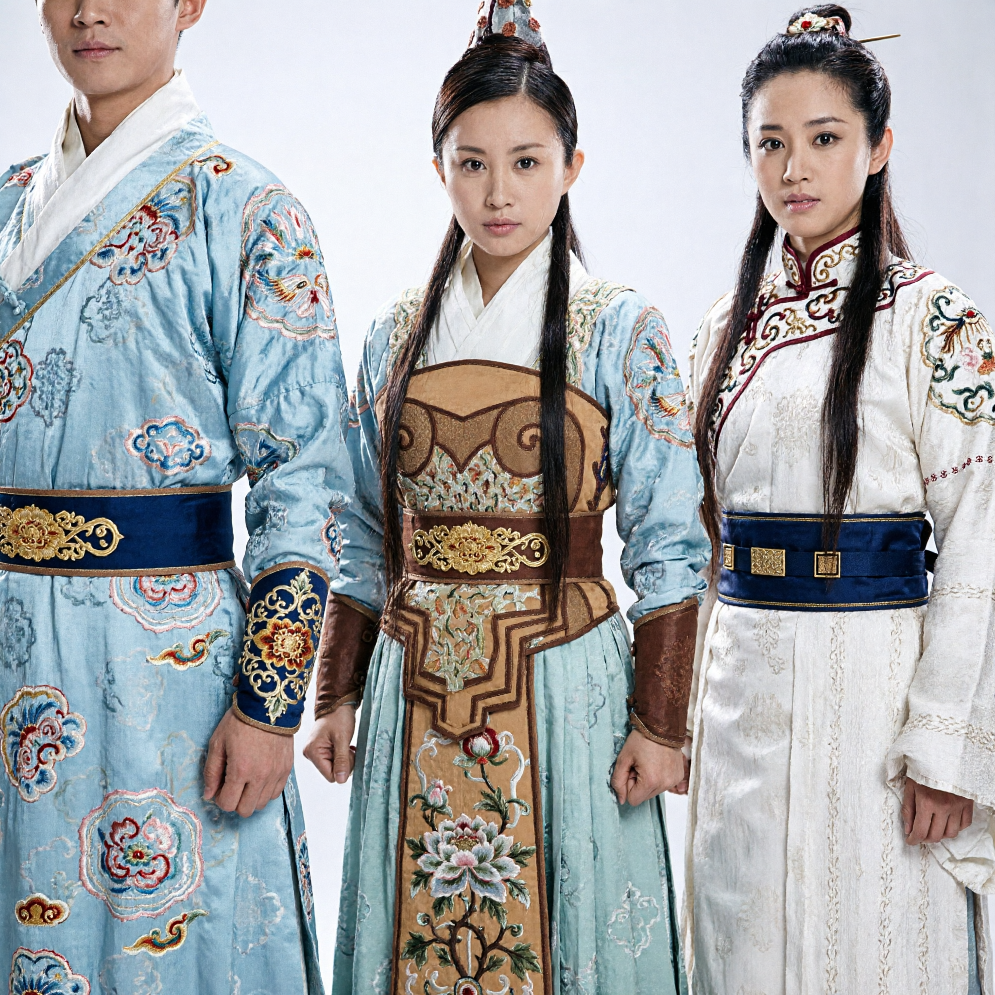 Trajes Completos de Guerreiro Wuxia Antigo Chinês Tradicional para Homens e Mulheres, Cosplay de Drama de Época Hanfu - Asian Costume