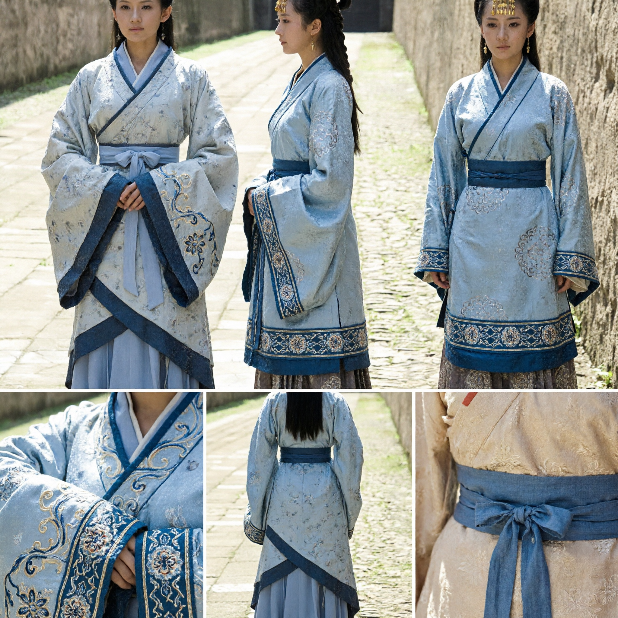 Costume Hanfu de dame du palais ancien chinois traditionnel pour femme, robe complète pour drame historique, cosplay et performance - Asian Costume