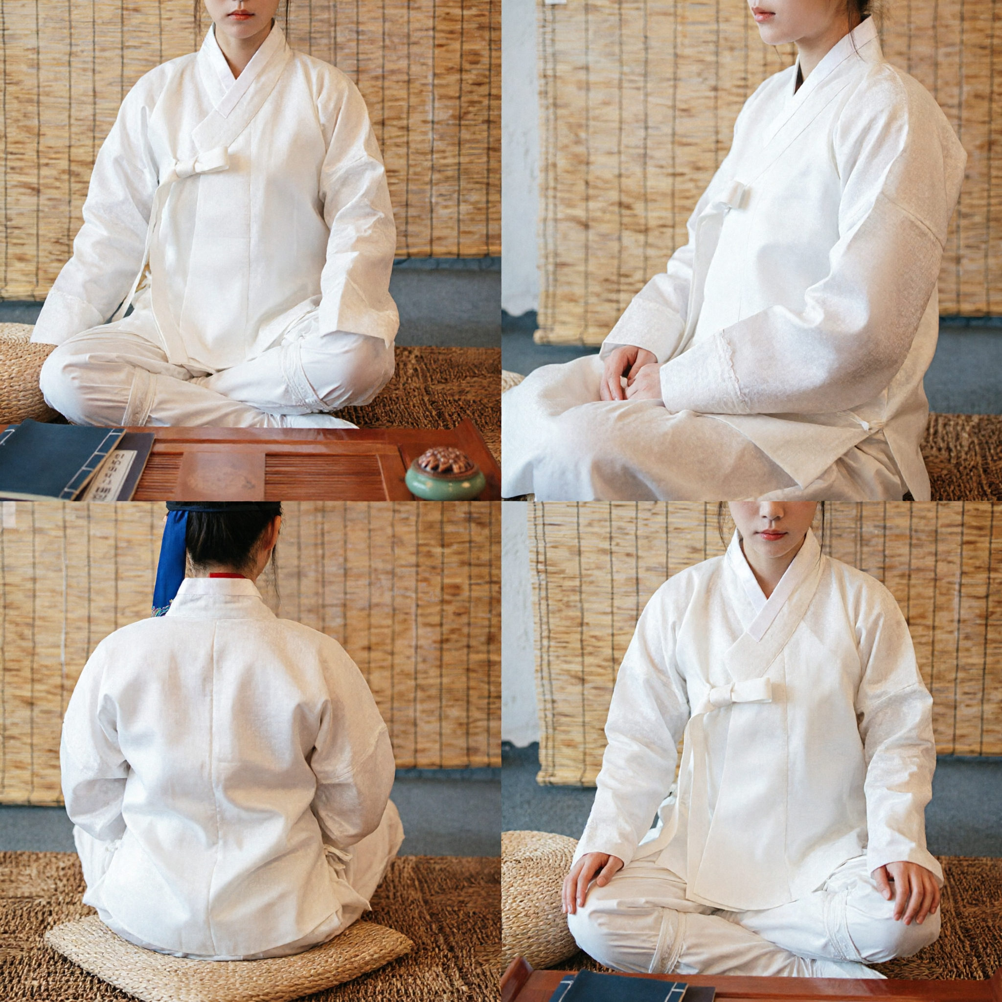 Traditioneel Chinees wit Hanfu antiek geleerdenkostuum Wuxia krijgskunstkleding voor theeceremonie en meditatie - Asian Costume