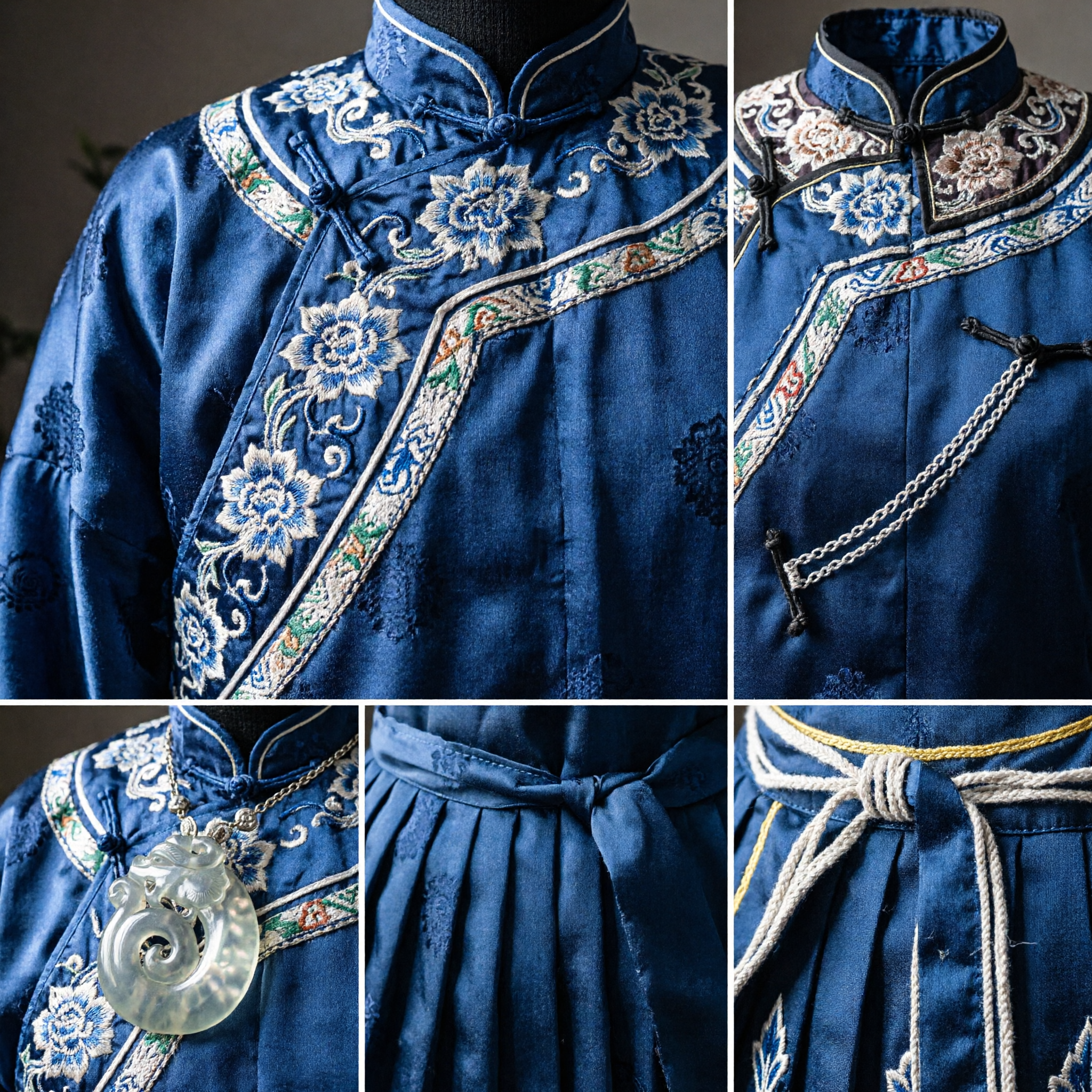 Épingle à cheveux chinoise traditionnelle exquise en argent avec pendentif en jade, accessoire capillaire ancien Hanfu pour femmes - Asian Costume