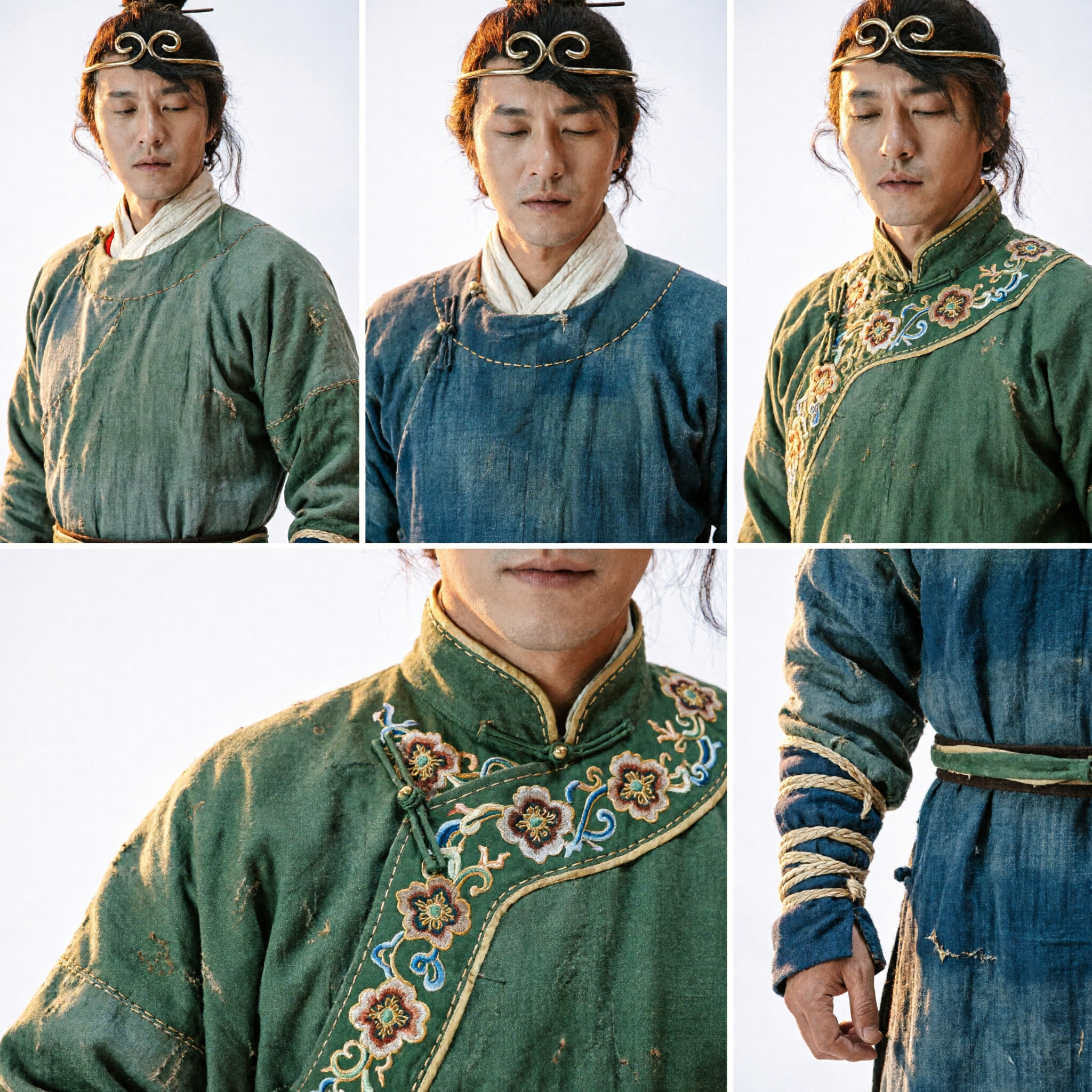 Fascia Dorata Tradizionale Cinese Re Scimmia Sun Wukong Prop Cosplay Replica Accessorio del Film 'A Chinese Odyssey' - Asian Costume