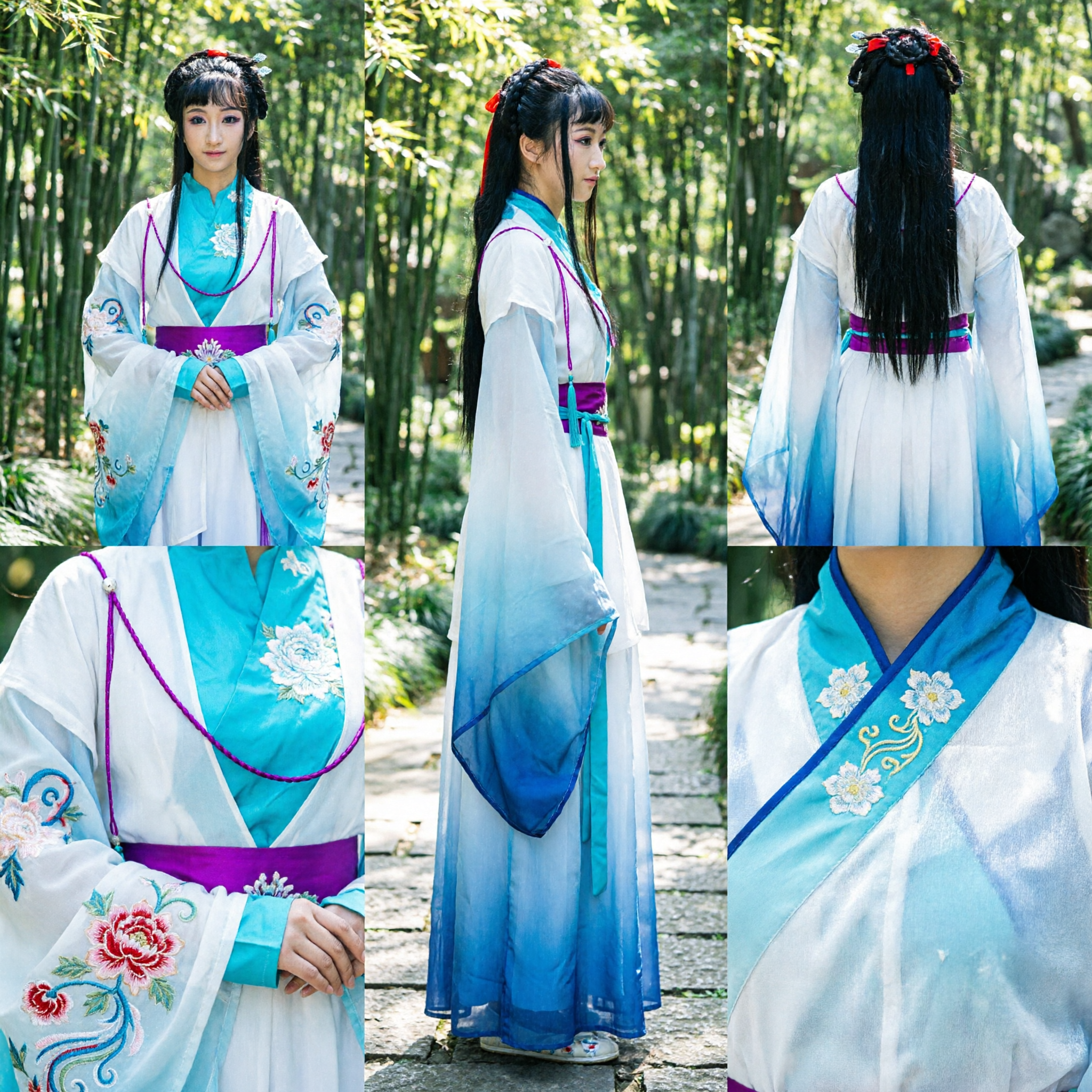 Elegant Traditioneel Chinees Hanfu Kostuum voor Vrouwen Antiek Paleis Prinsessenjurk voor Cosplay en Optreden - Asian Costume